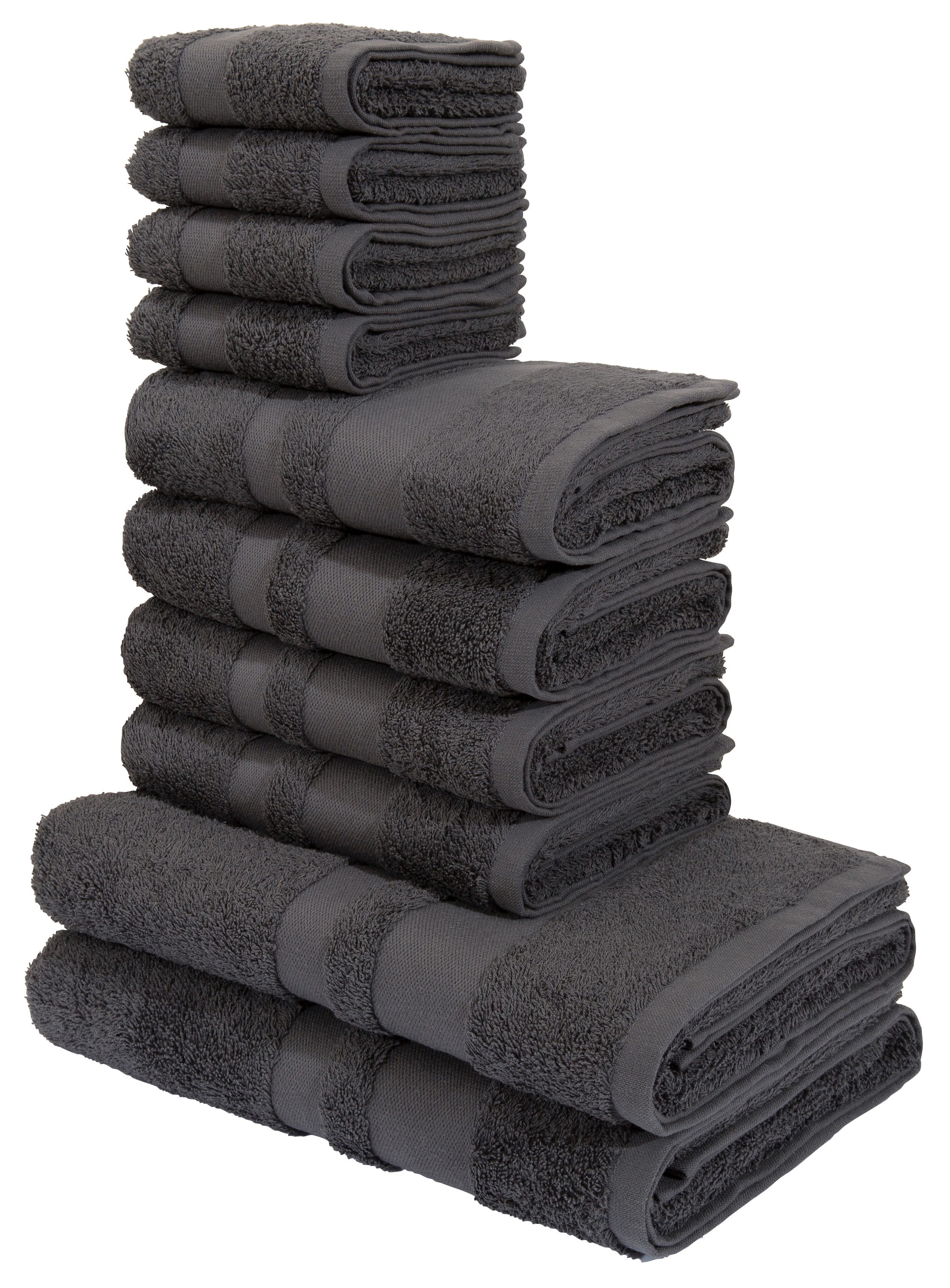 my home Handtuch Set Vanessa Premium 550 g/m², Duschtücher, Handtücher & Gä günstig online kaufen