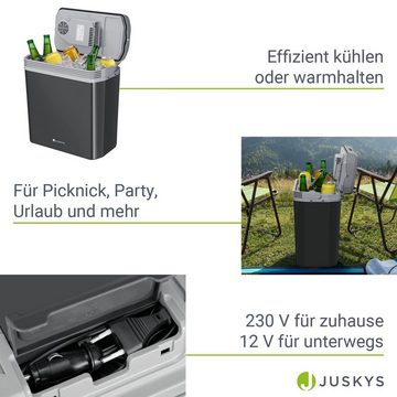 Juskys Kühlbox Nordpol, 24 l, leicht und mobil, mit ECO-Modus, 12 & 230 V Anschluss