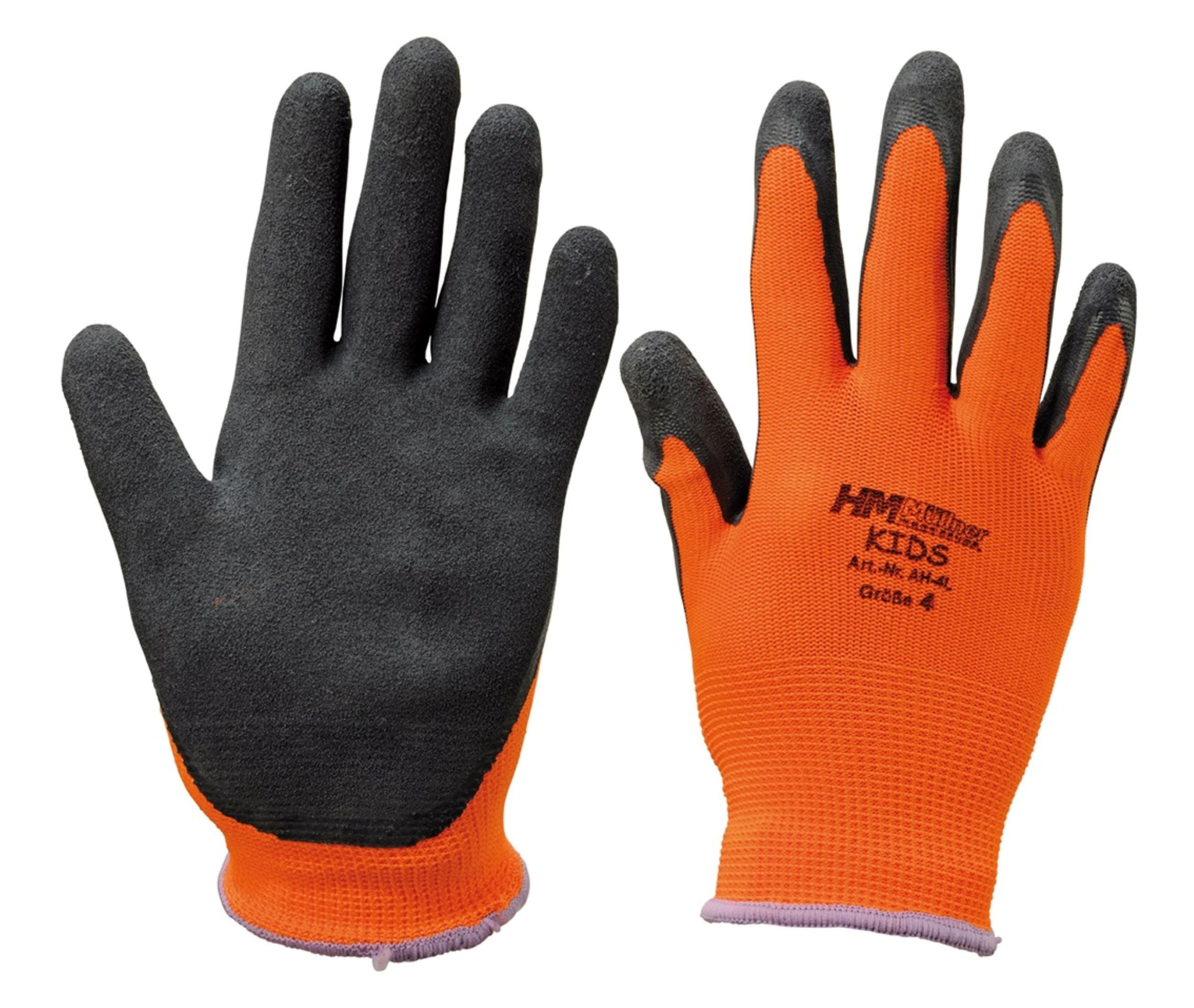 HM Müllner Werkzeuge Рабочие перчатки HM Müllner Kinderhandschuh Feinstrick Orange 4-6 Jahre AH-4L
