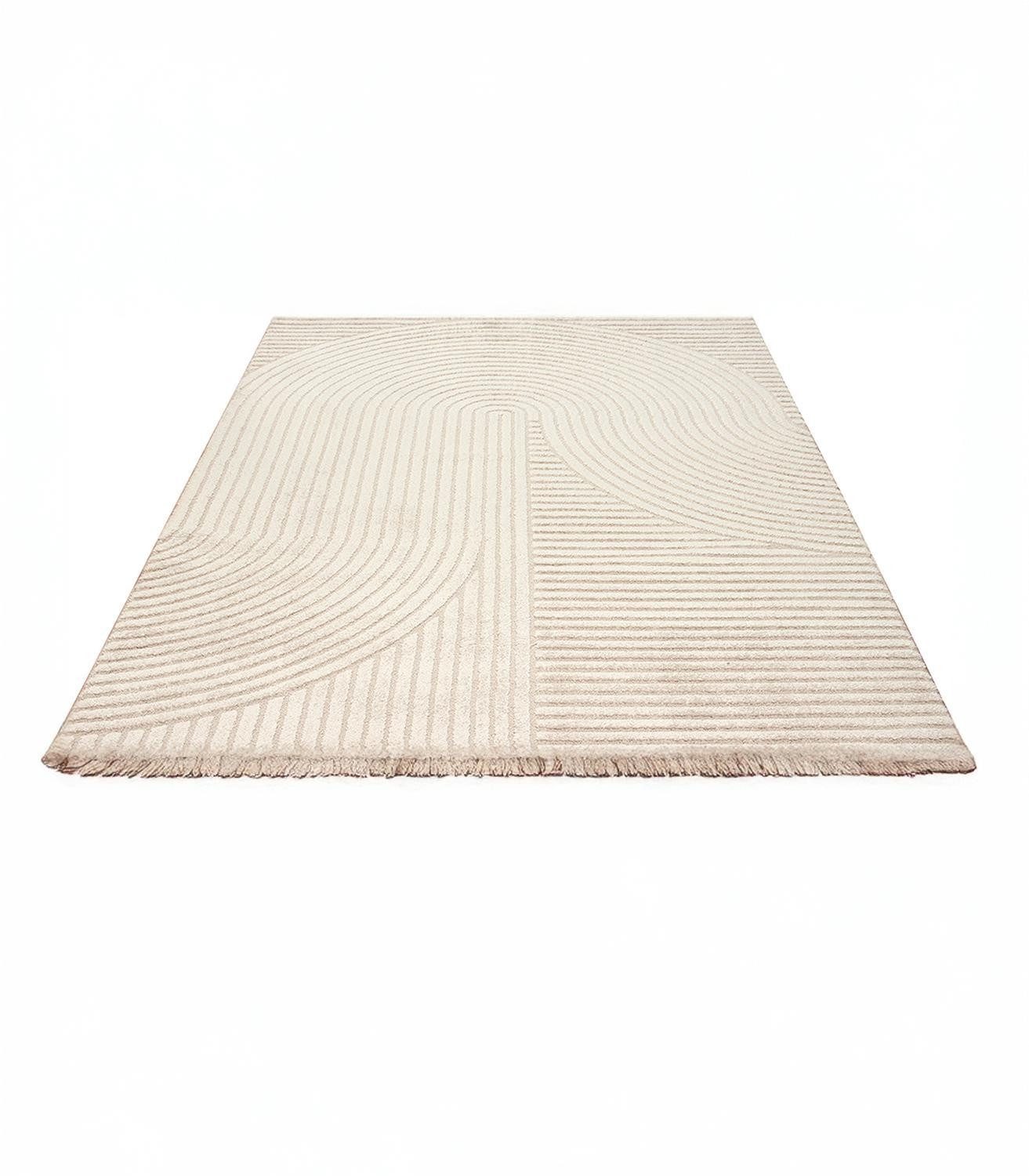 merinos Teppich Maschinenwebteppich ELIO, 200 x 290 cm, Beige, rechteckig günstig online kaufen