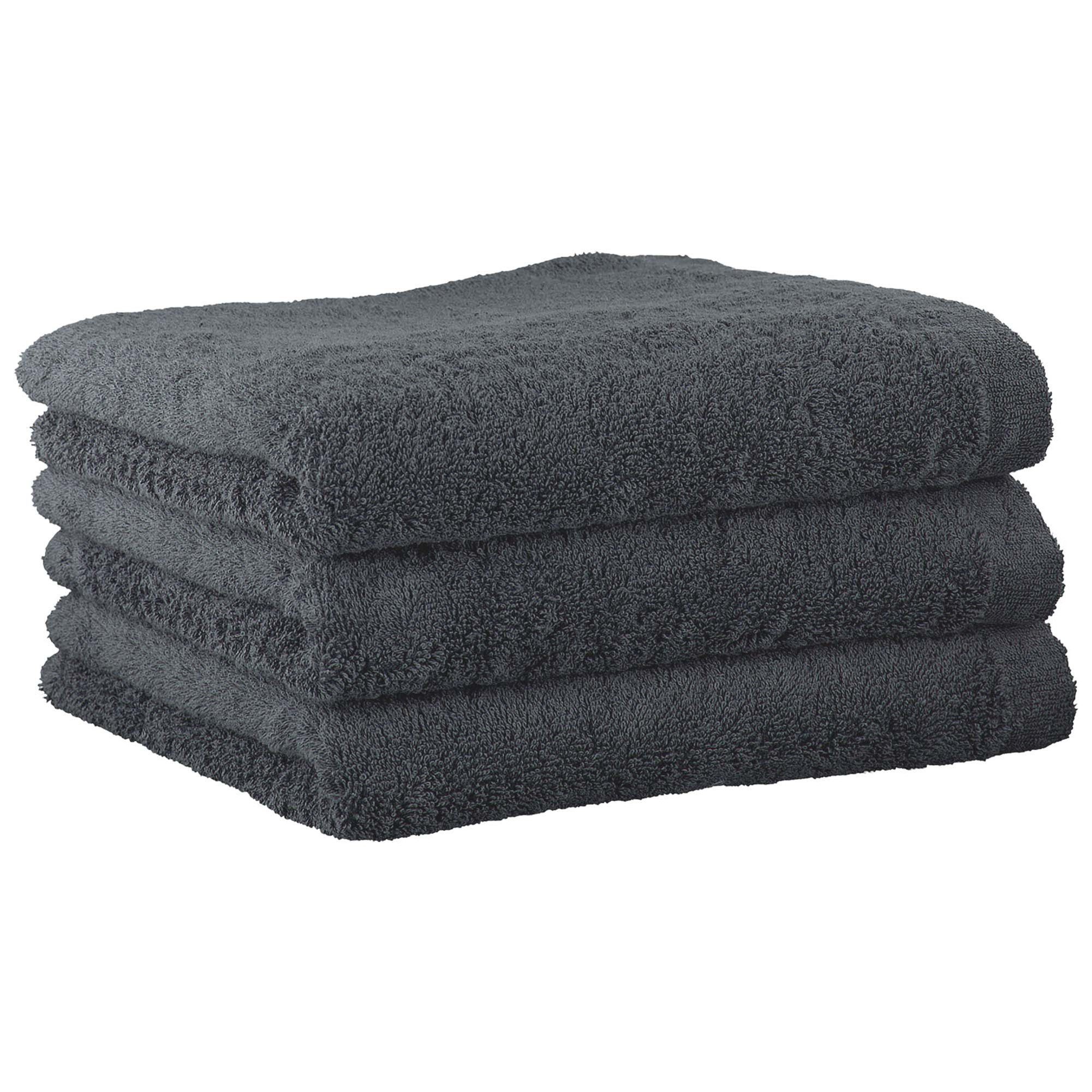 Cawö Gästehandtücher Unisex Gästetuch 3er Pack Baumwolle Lifestyle, Frottier (Packung, 3-St)