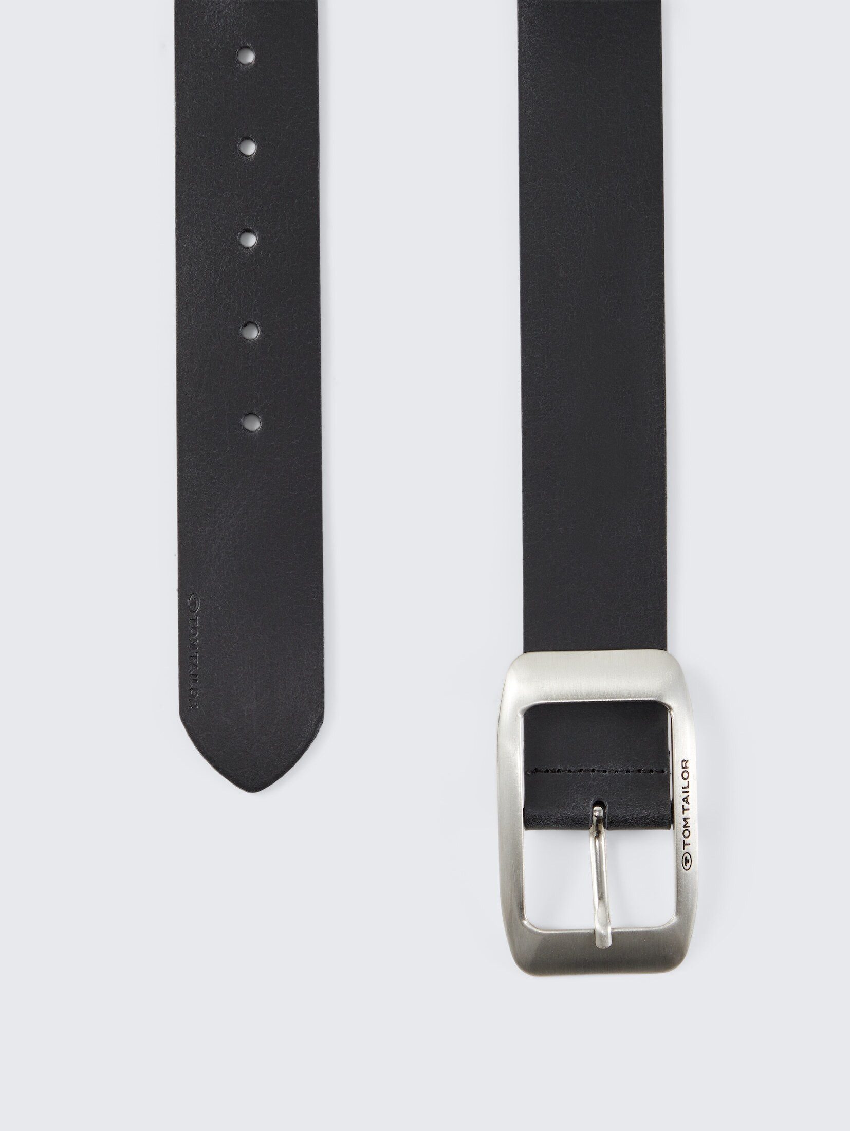 TOM TAILOR Ledergürtel Belts TTAMY Ledergürtel mit eckiger Dornschließe günstig online kaufen