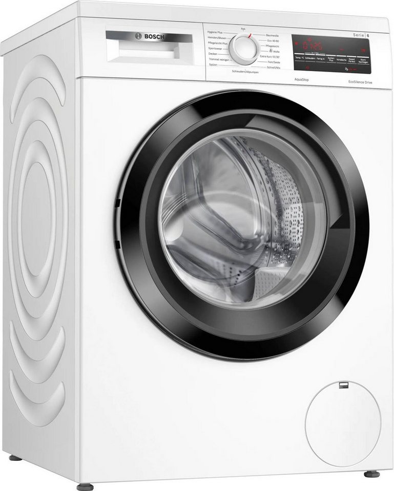 BOSCH Waschmaschine WUU28T48, 8 kg, 1400 U/min, Hygiene Plus: hygienisches  und sauber waschen auch bei bei