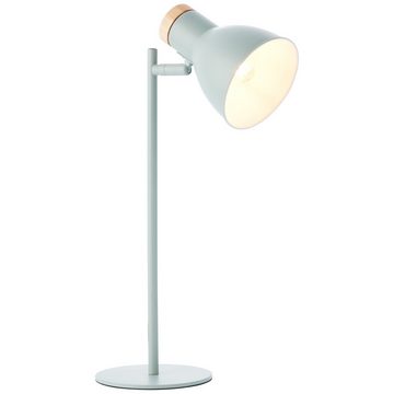 Lightbox Tischleuchte, ohne Leuchtmittel, Tischlampe, 44 cm Höhe, Kopf schwenkbar, E14, 25 W, Metall/Holz