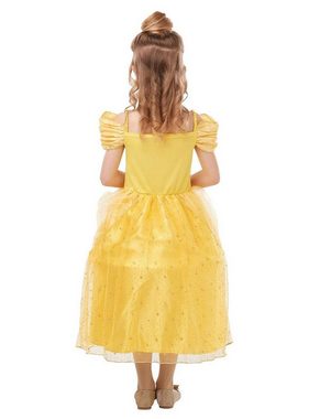 Metamorph Kostüm Disney Prinzessin Belle funkelndes Kleid für Kinde, Werde zur Disney Princess in vollem Glanz!