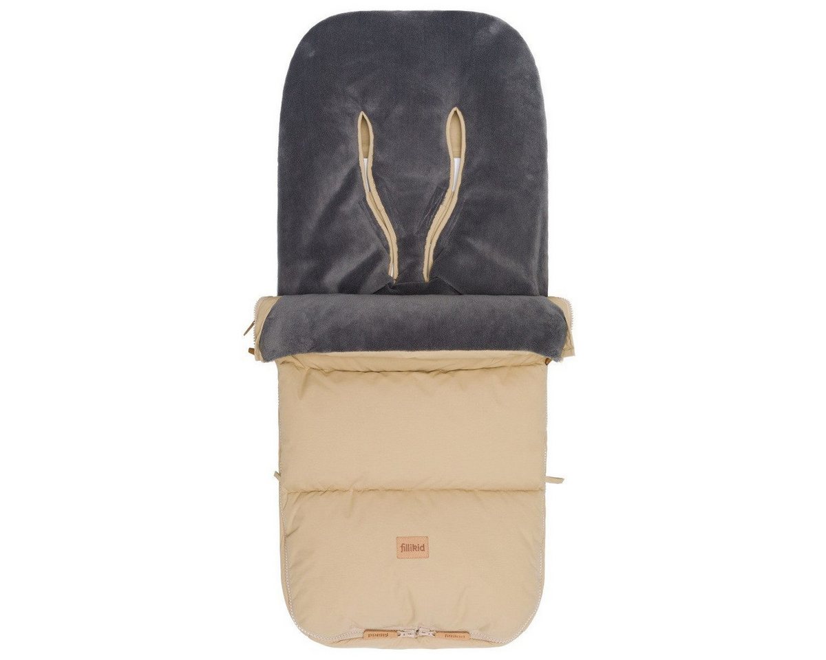 Fillikid Fußsack Winterfußsack Kinley Exklusiv, warmer Winterfußsack waschbar mit Rundum Reißverschluss und