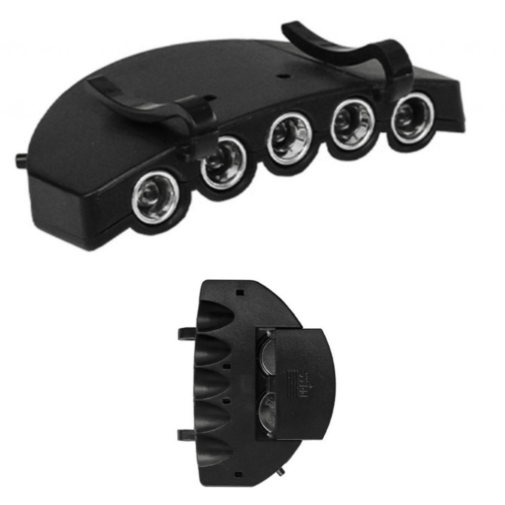 Mil-Tec LED Stirnlampe CAP LIGHT 5 LED SCHWARZ