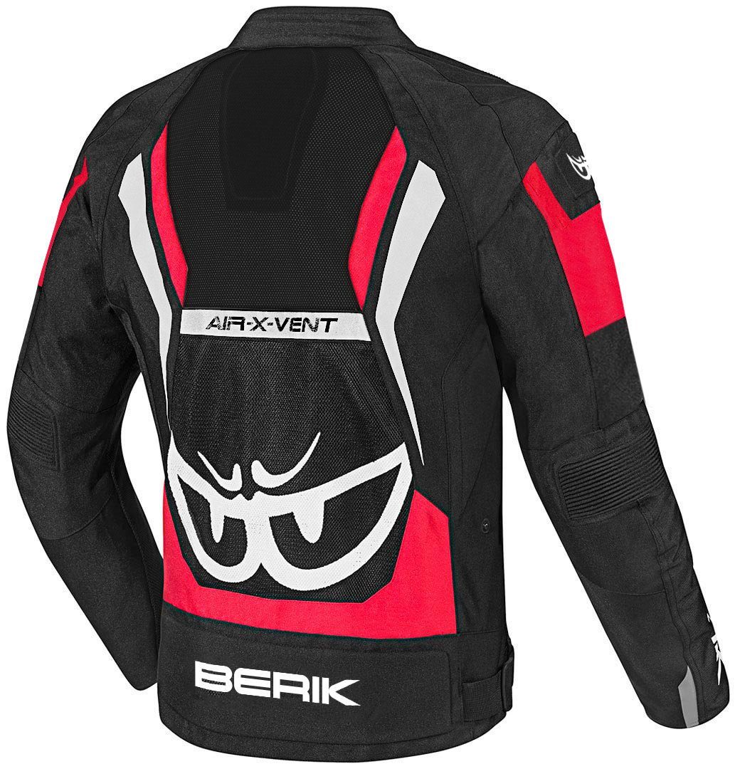 Textiljacke Air Imola Berik Black/White/Red Motorrad Motorradjacke