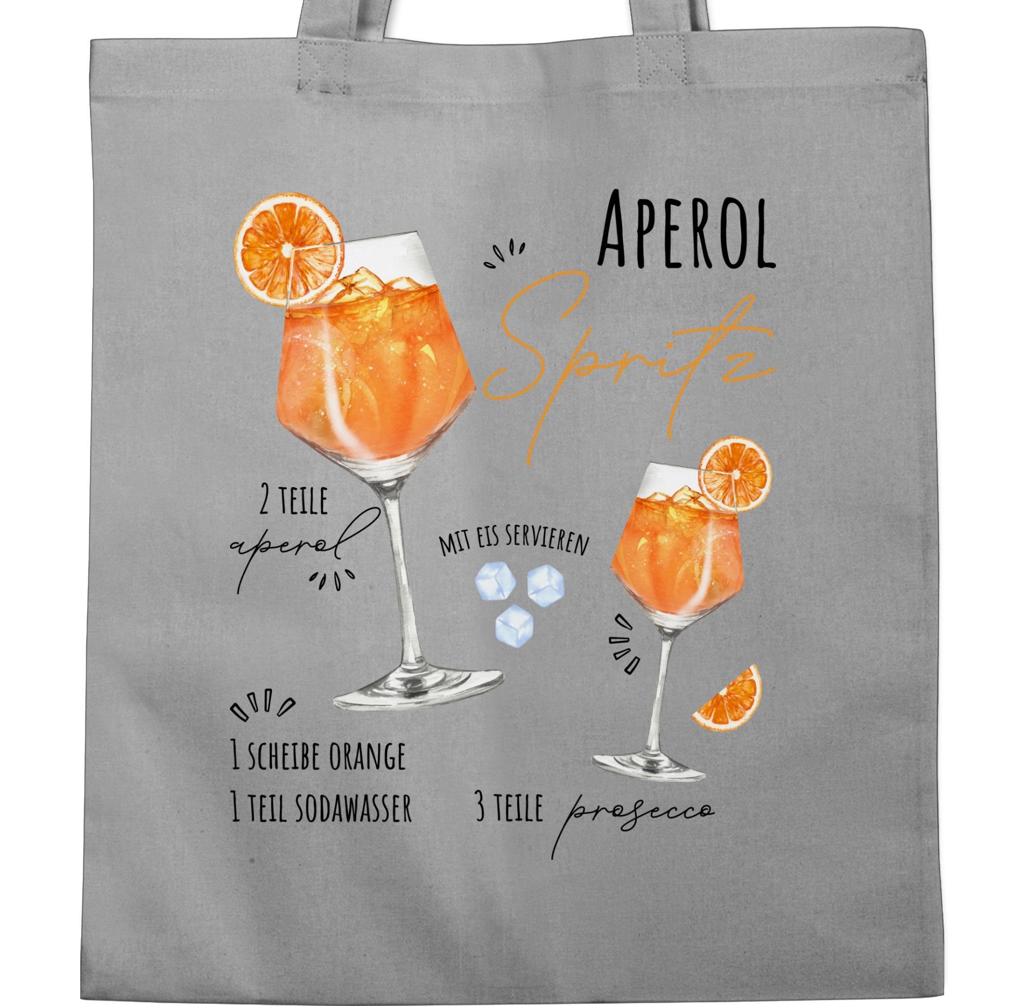 Shirtracer Umhängetasche Aperol Spritz Rezept I günstig online kaufen