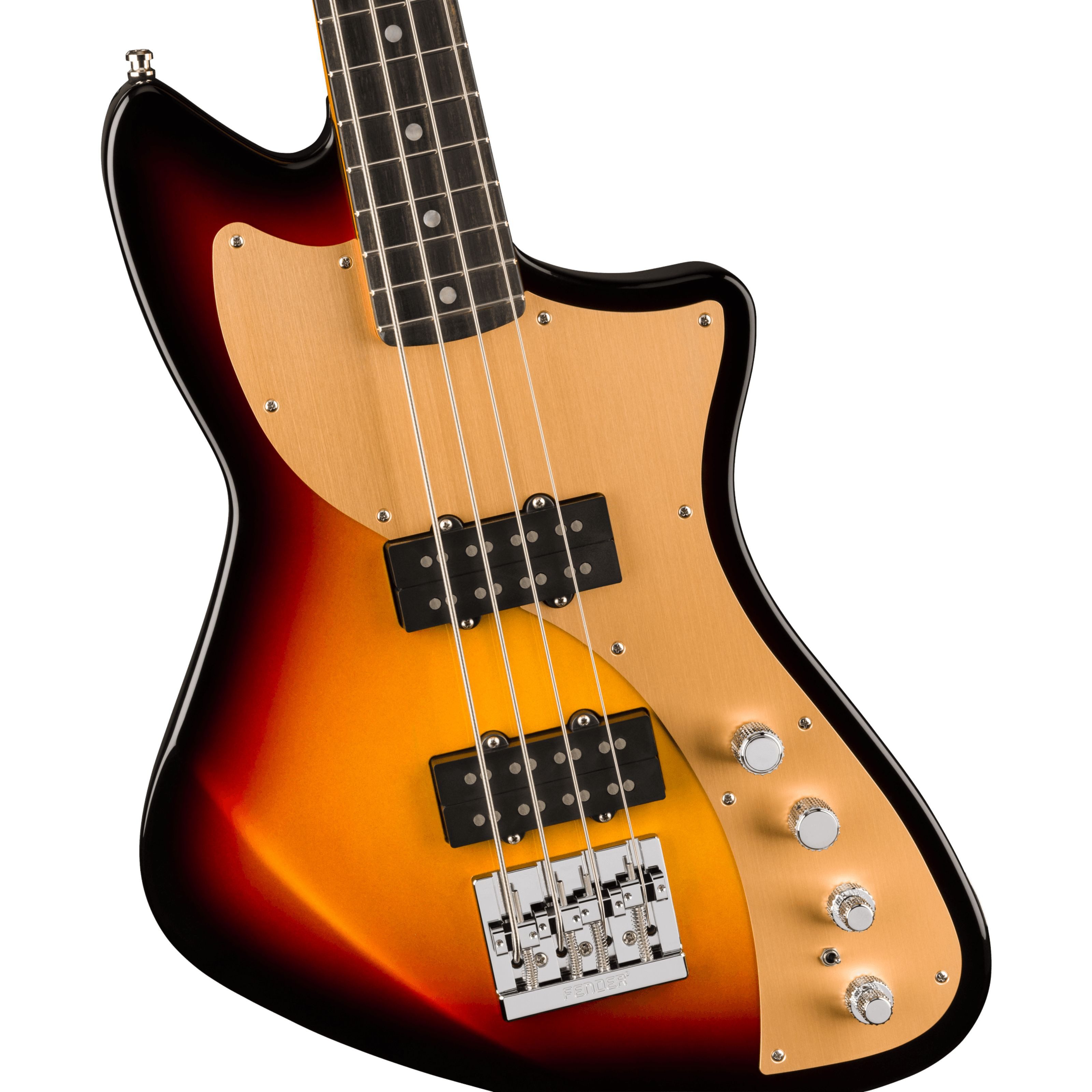 Fender E-Bass, E-Bässe, 4-Saiter E-Bässe, American Ultra II Meteora Bass Ultraburst - E-Bass