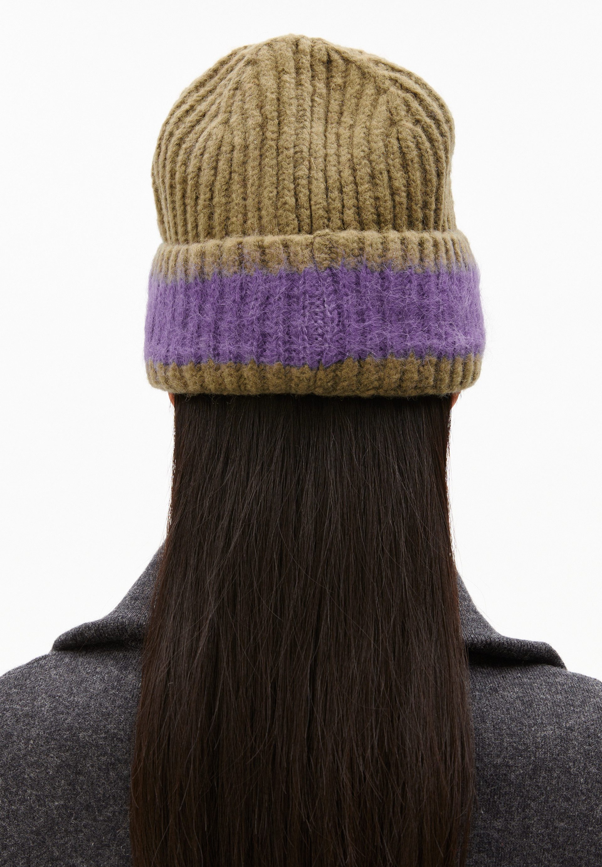 Armedangels Strickmütze JUPILAA STRIPED UN-WASTED Unisex