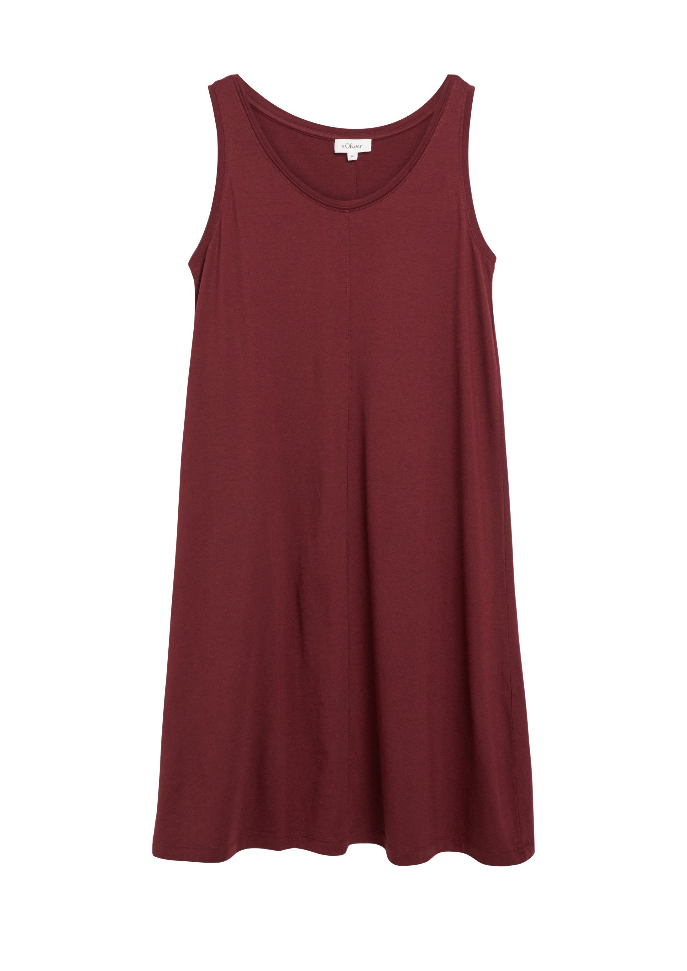 s.Oliver Midikleid Kleid Ausgestelltes Jersey-Kleid