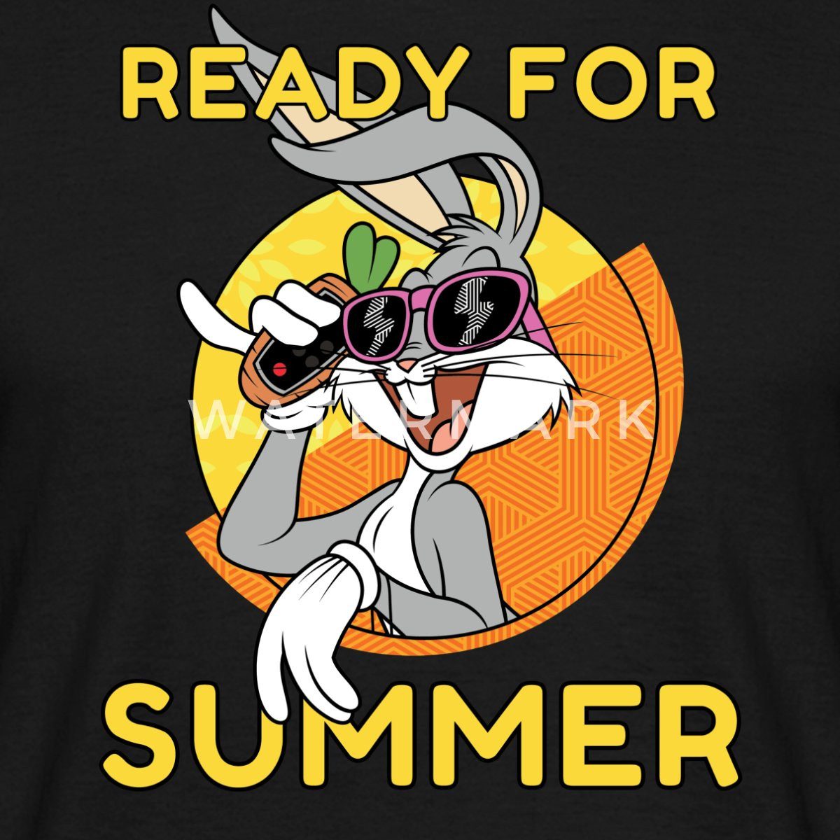 Spreadshirt T-Shirt Looney Tunes Bugs Bunny Ready For Summer Sommer Männer T-Shirt (1-tlg)