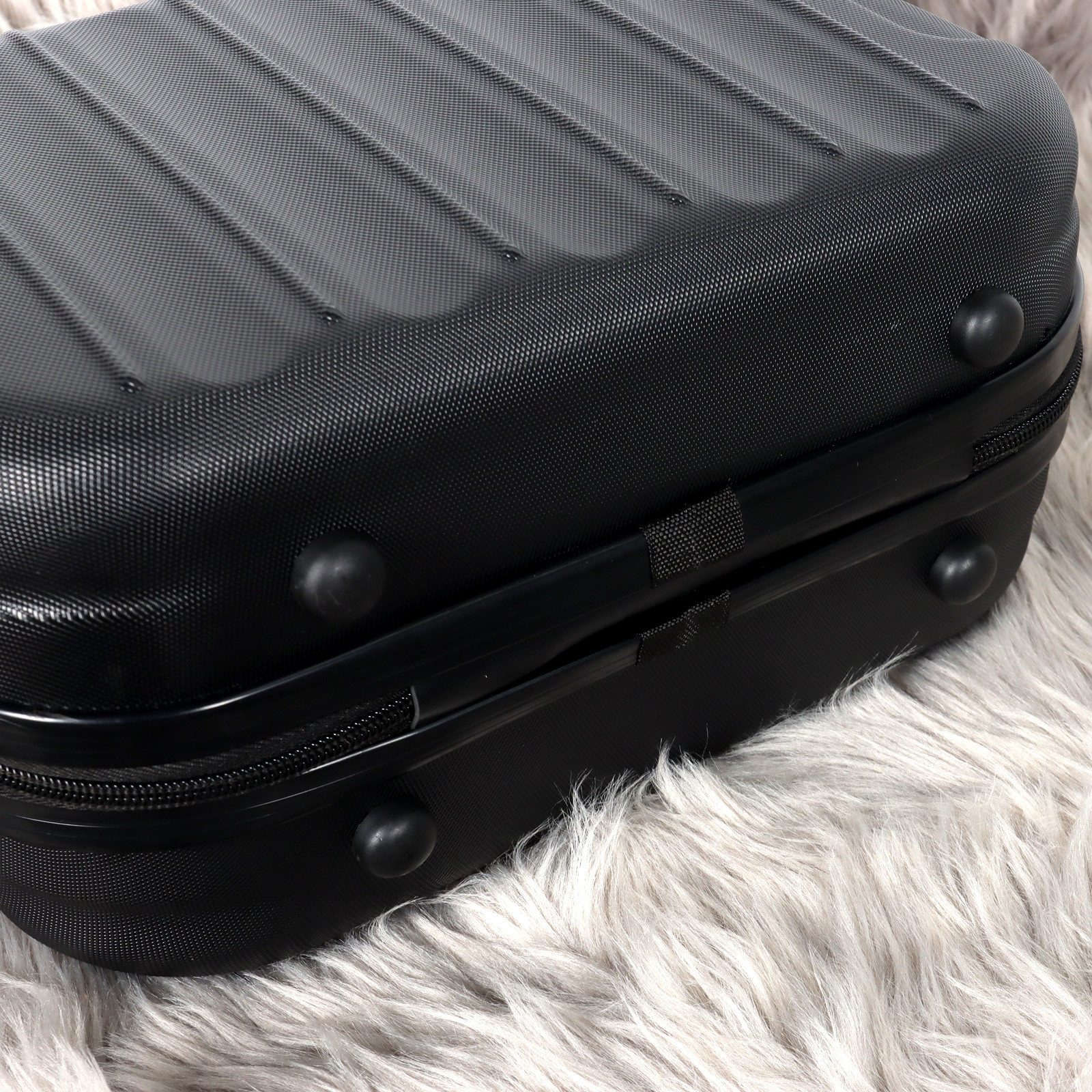 CALIYO Kosmetikkoffer Tragbare Make-up Organizer Box Kosmetikkoffer Make-up Koffer, für Kosmetiktasche für Reise Kulturbeutel auf Trolley befestigbar