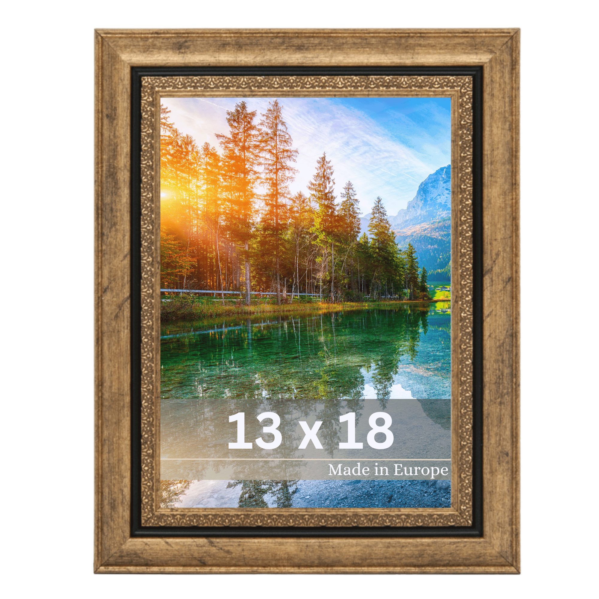 Victor (Zenith) Bilderrahmen Boho, Bilderrahmen Set Gold 13x18 cm, Bilderra günstig online kaufen