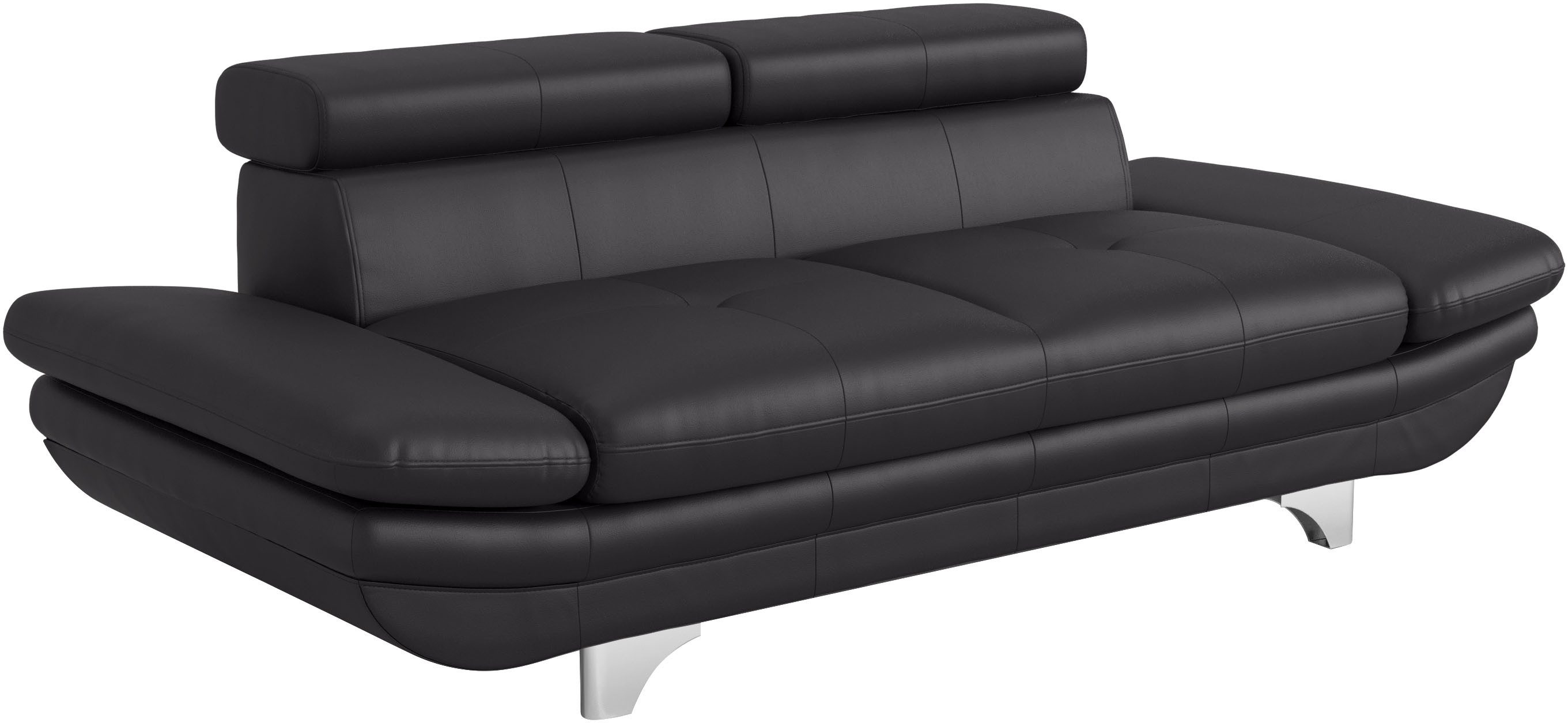 COTTA 2-Sitzer Enterprise, Big-Sofa, mit Armteilverstellung & Kopfteilverstellung