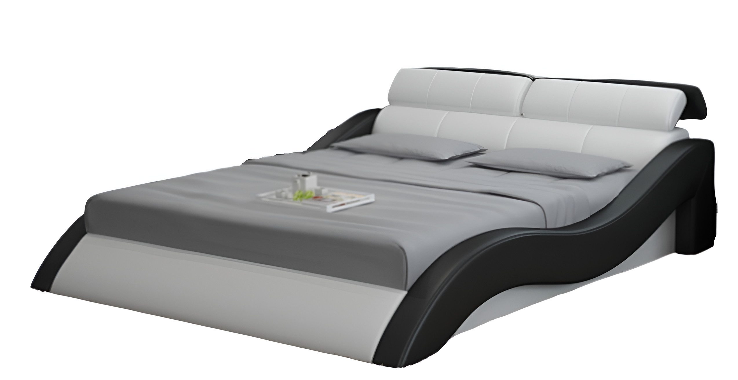 JVmoebel, Wasserbett Hotel Wasserbett LB8828 Lederbett mit weicher Polsterung