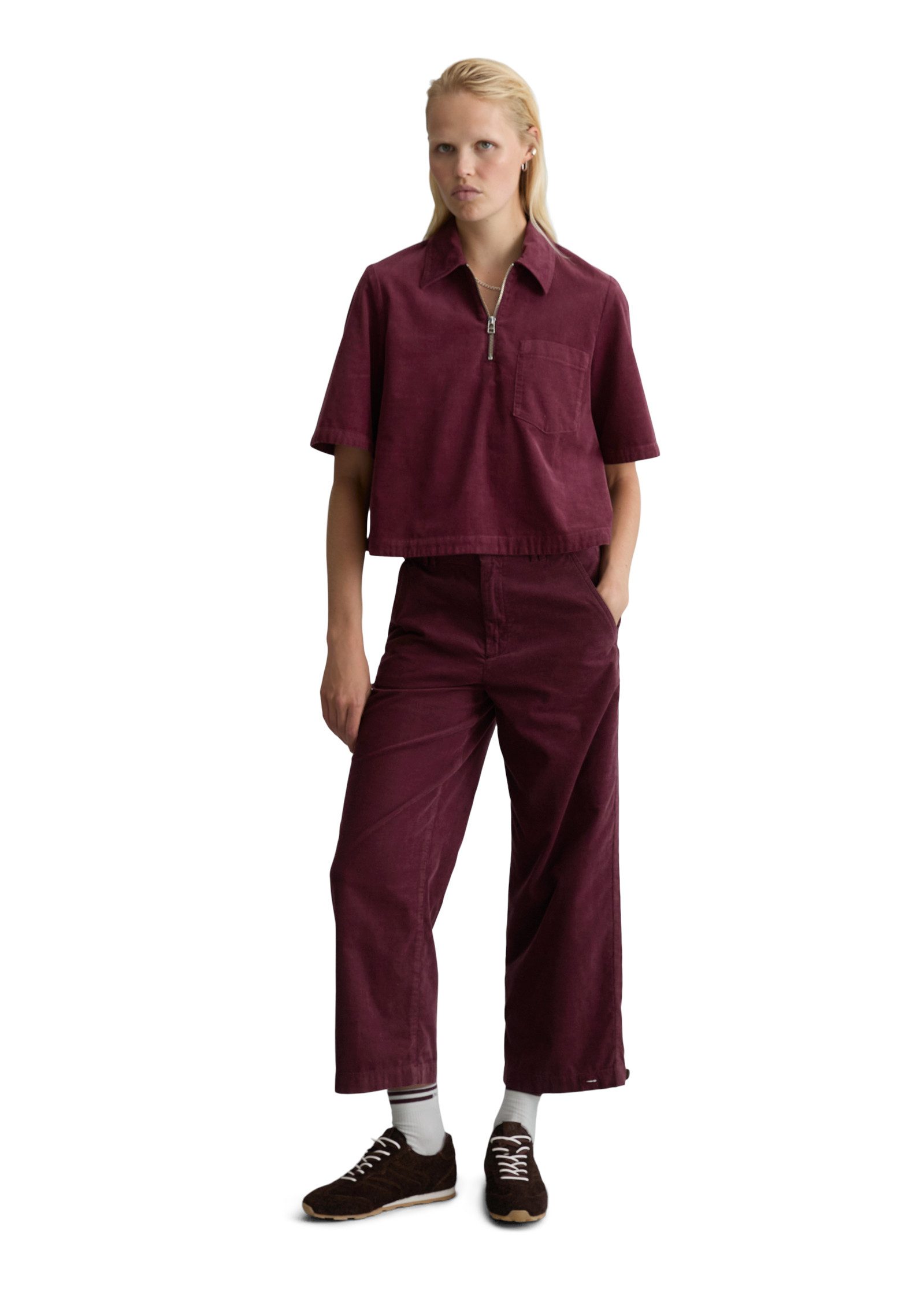 Marc O'Polo DENIM Kurzarmbluse aus Organic Cotton – Bild 5 von 5