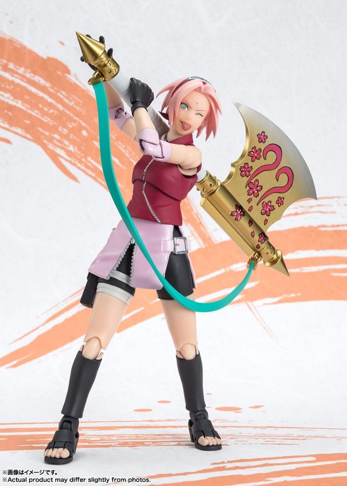 Bandai Tamashii Nations Actionfigur S.H.Figuarts Naruto Shippuden Sakura Haruno 14 cm Actionfigur Narutop9