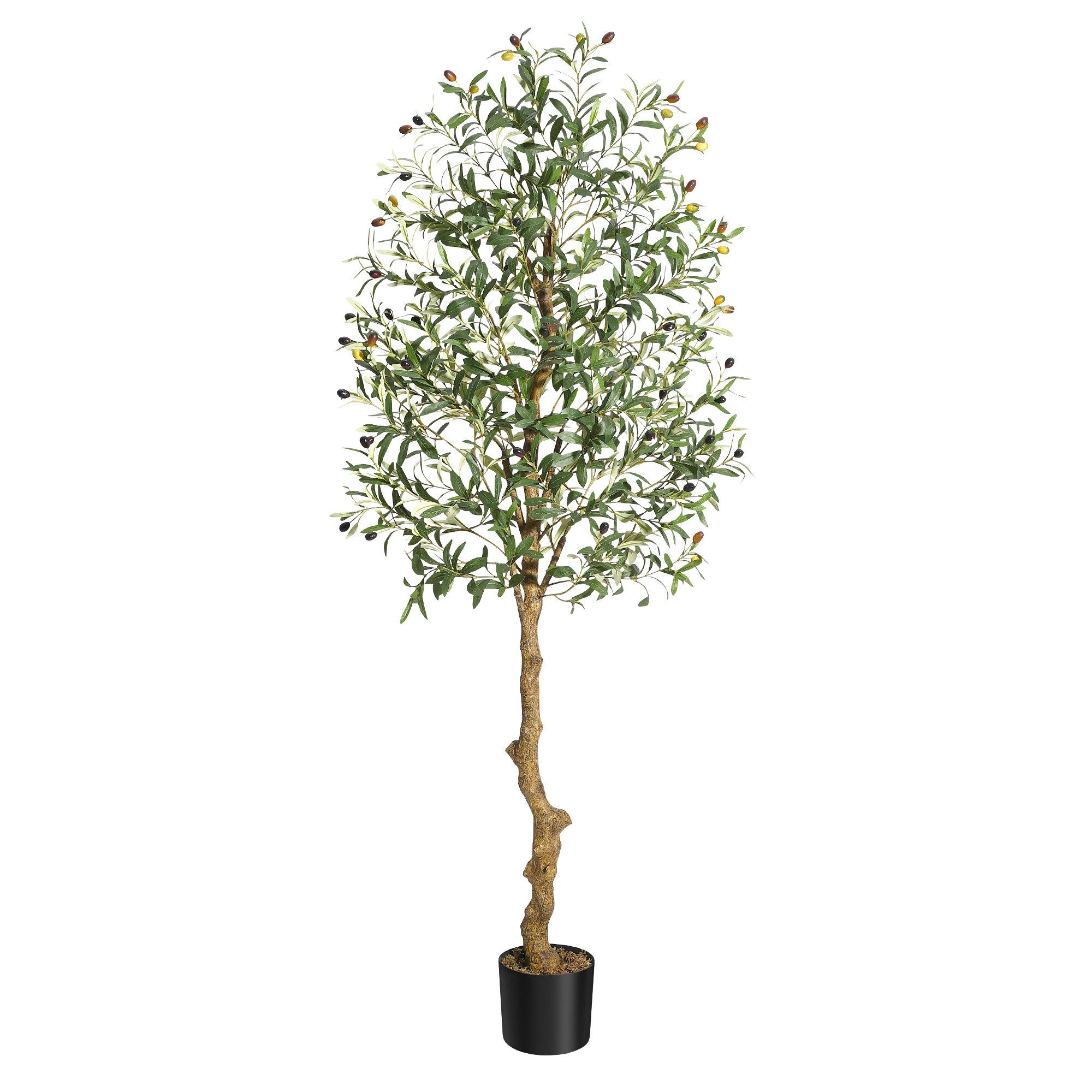 Kunstbaum Künstlicher Olivenbaum Künstliche Pflanzen 120/150/180cm, GarveeMore, Höhe 120 cm