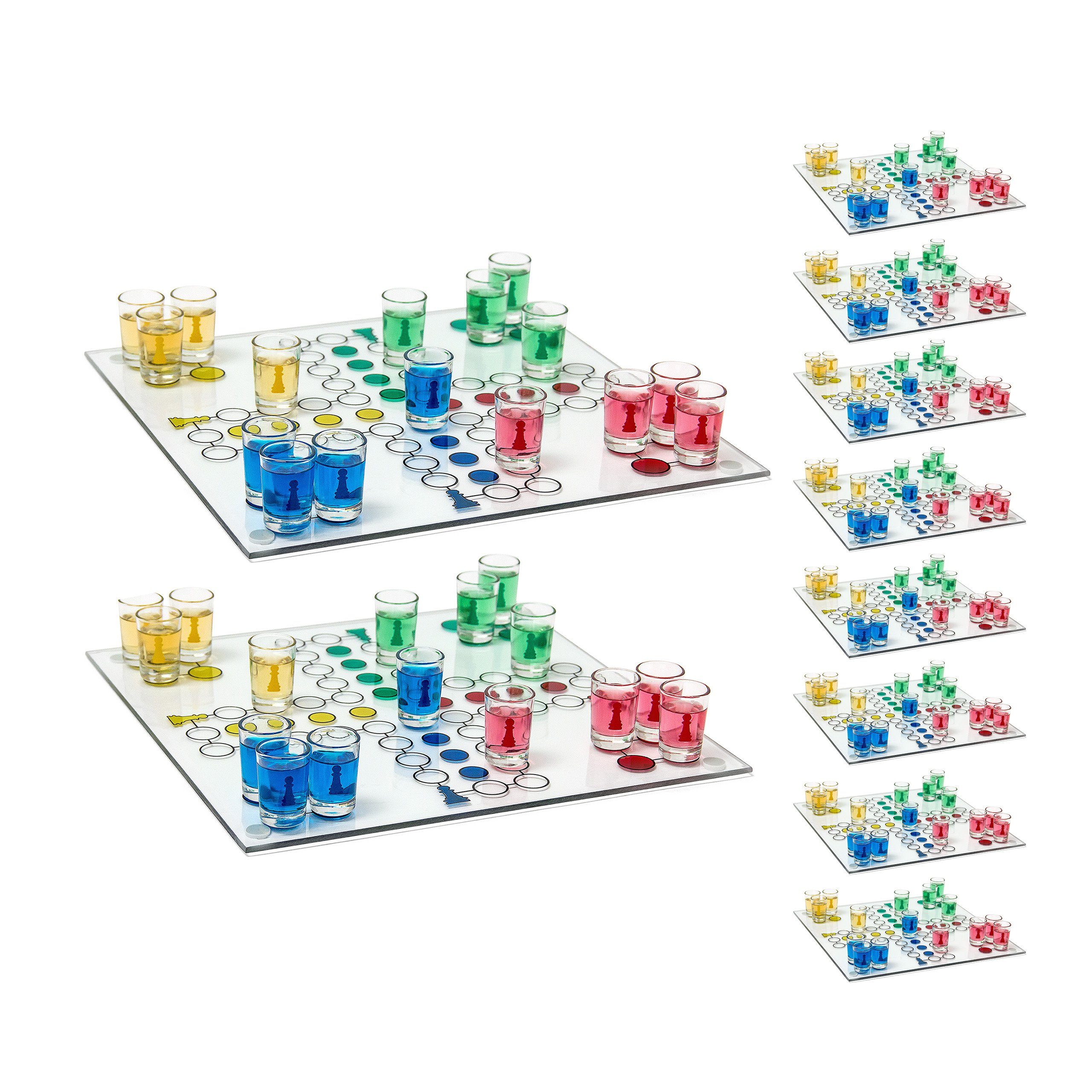 Gläser-Set 10x Würfel-Trinkspiel