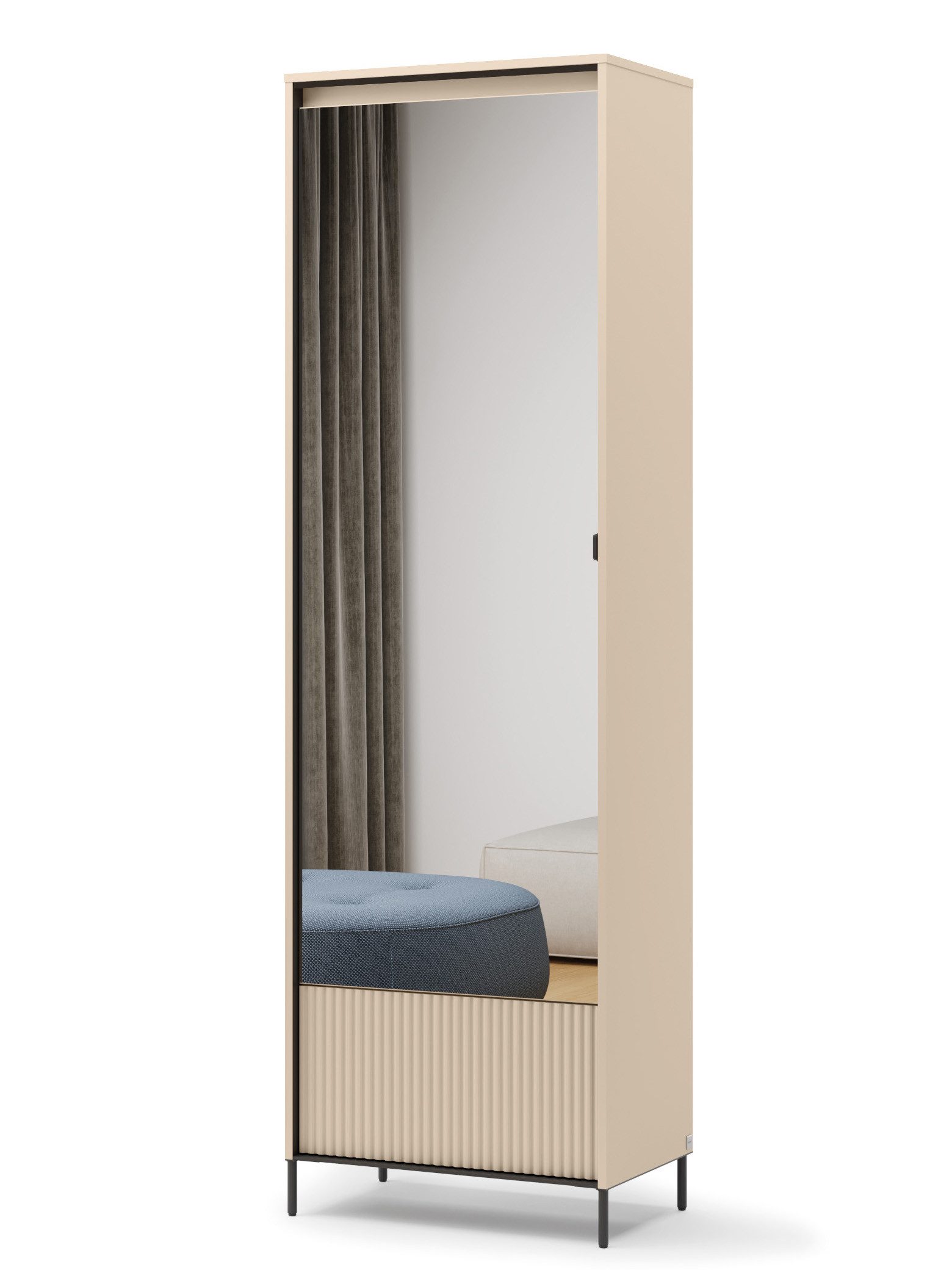 Compleo Garderoben-Set mit Lamellen, (Kleiderschrank, Kleiderbügel, günstig online kaufen