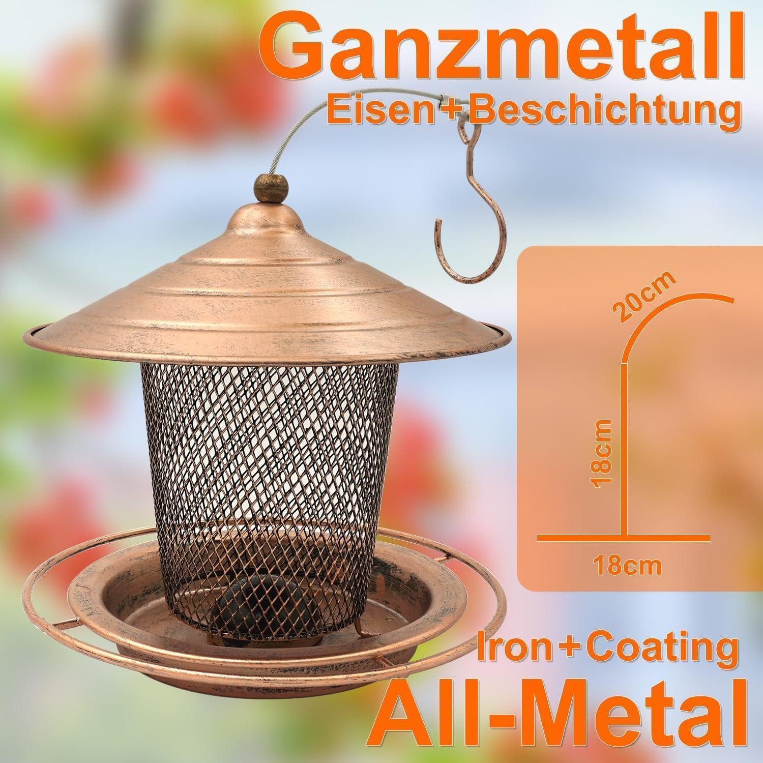 LuxusKollektion Vogelhaus Metall Vogelhaus Hängend Vogelfutterstation günstig online kaufen