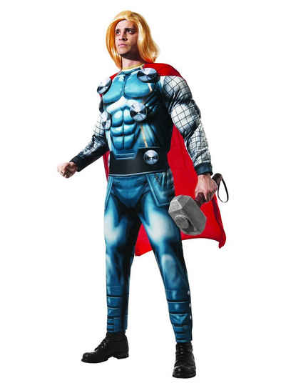 Rubie´s Kostüm Comic Thor, Gepolstertes Marvel Superheldenkostüm im Comic-Stil