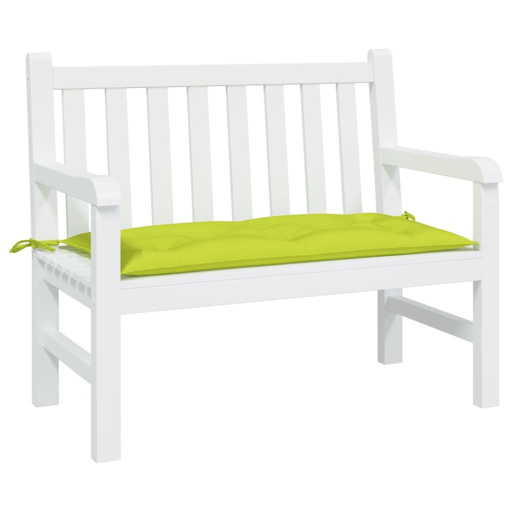 vidaXL Sitzauflage Gartenbank-Auflage Knallgrün 110x50x7 cm günstig online kaufen