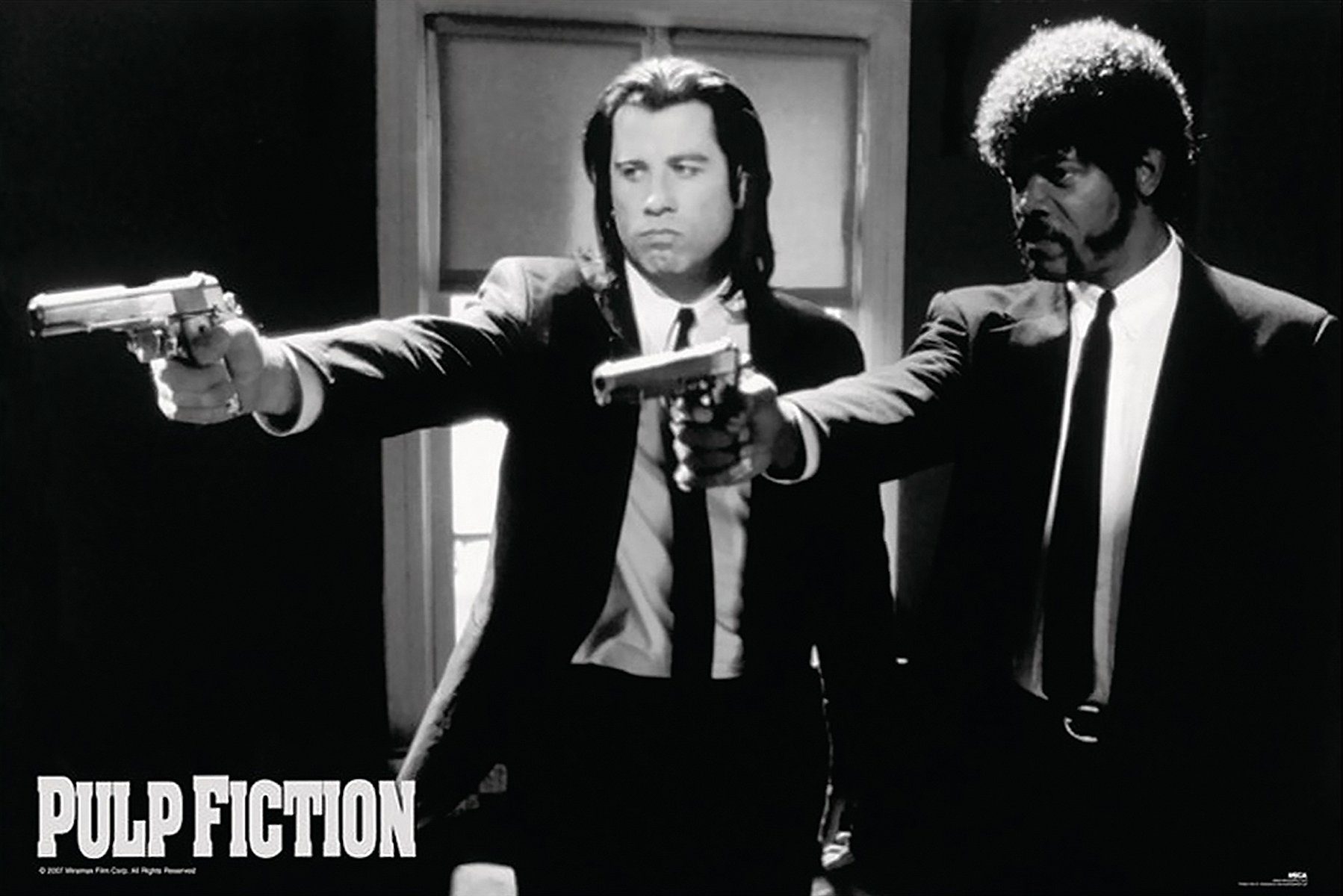 Close Up Poster Pulp Fiction Poster 2erSet Hauptplakat & Guns 61 x 91,5 cm