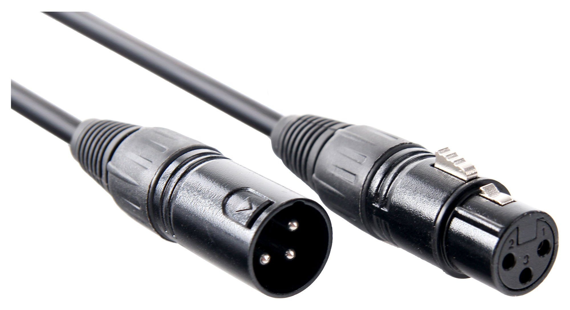 Pronomic XFXM-5 10 Trommel Stück XLR Kupfer, 5 Mikrofonkabel 5m XLR-Kabel Kabellänge mit Kabeltrommel (Sauerstofffreies Symmetrisches m)