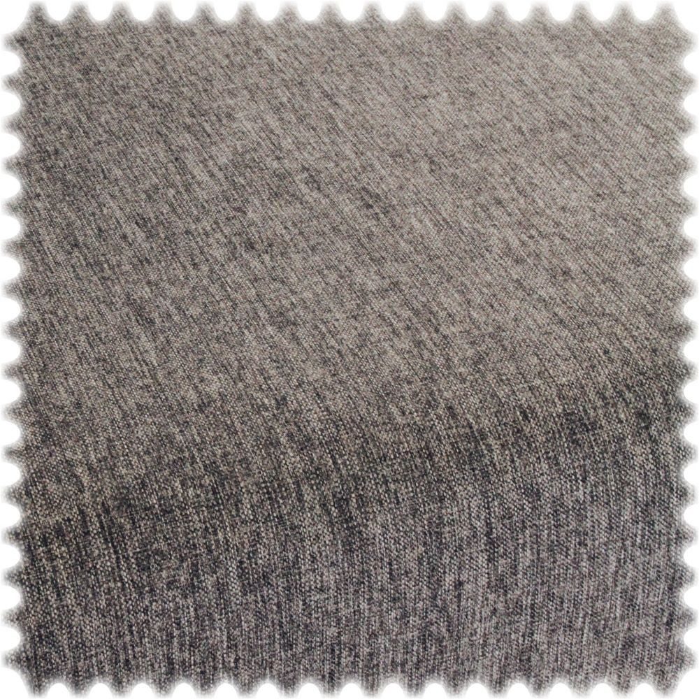 Heiro Stoff AKTION Flachgewebe Möbelstoff Puro Anthrazit meliert, Meterware - Breite:138 cm