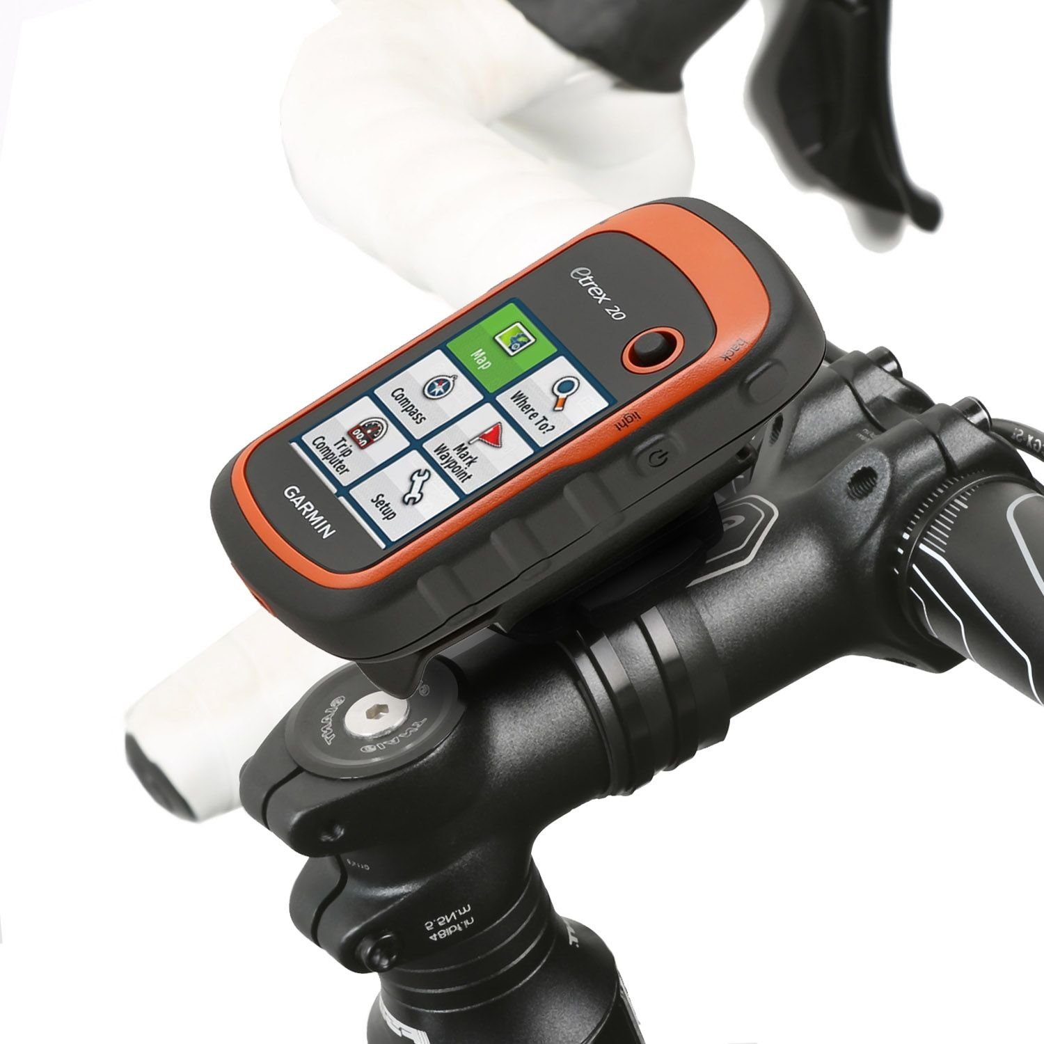 Wicked Chili Bike Mount für Garmin eTrex Dakota Oregon Approach  Navigationsgeräte-Halterung, (1er Set, Fahrrad-Lenkerbefestigung mit  Adapterplatte für Garmin Alpha 50 / 100)