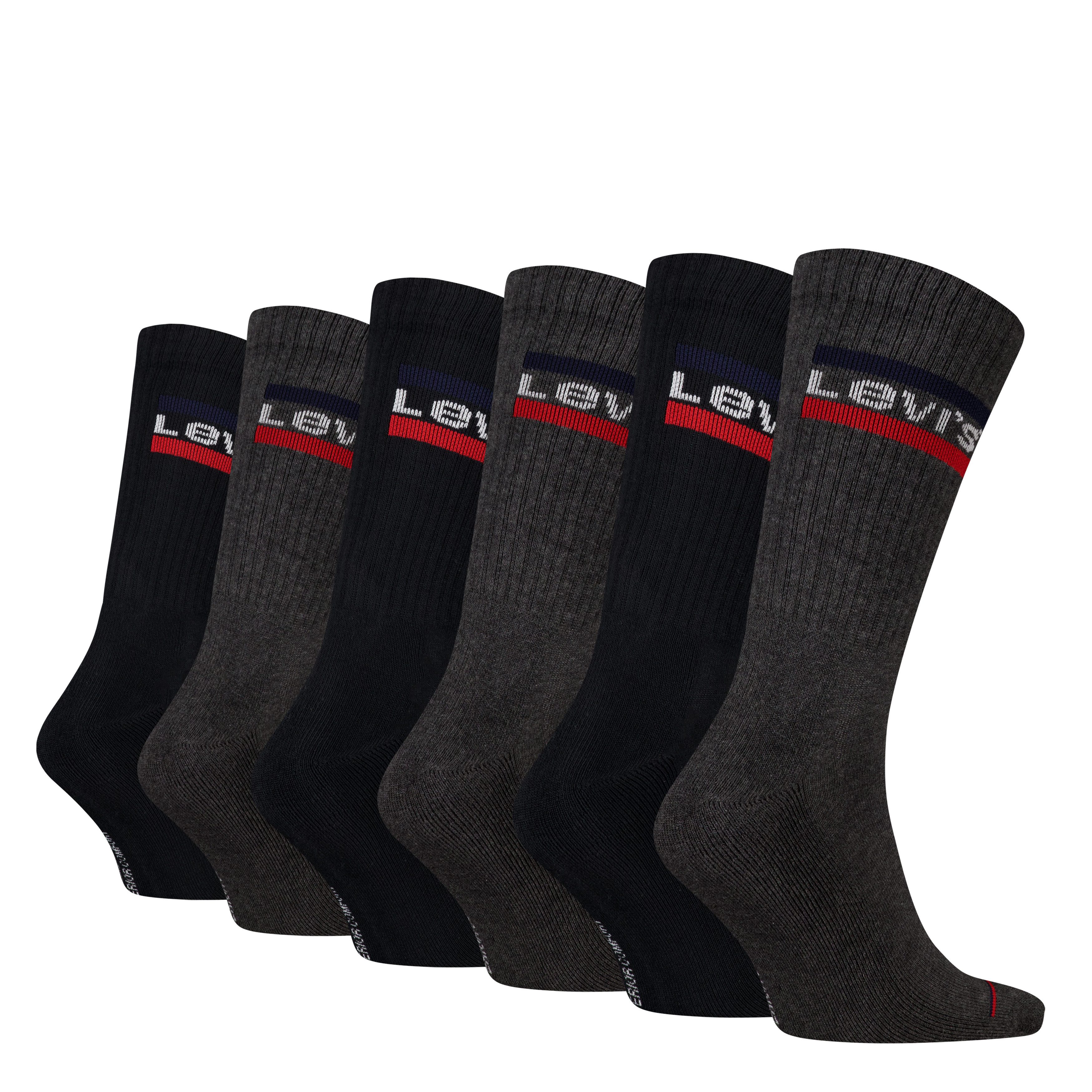 Levi's® Socken (Packung, 6-Paar) mit breitem Logobund günstig online kaufen