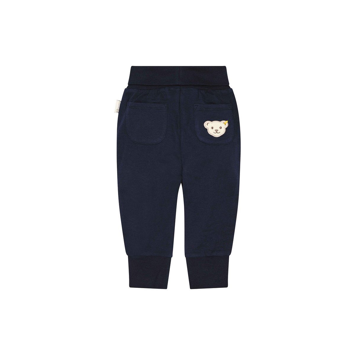 Steiff Stoffhose marineblau regular fit (1-tlg)