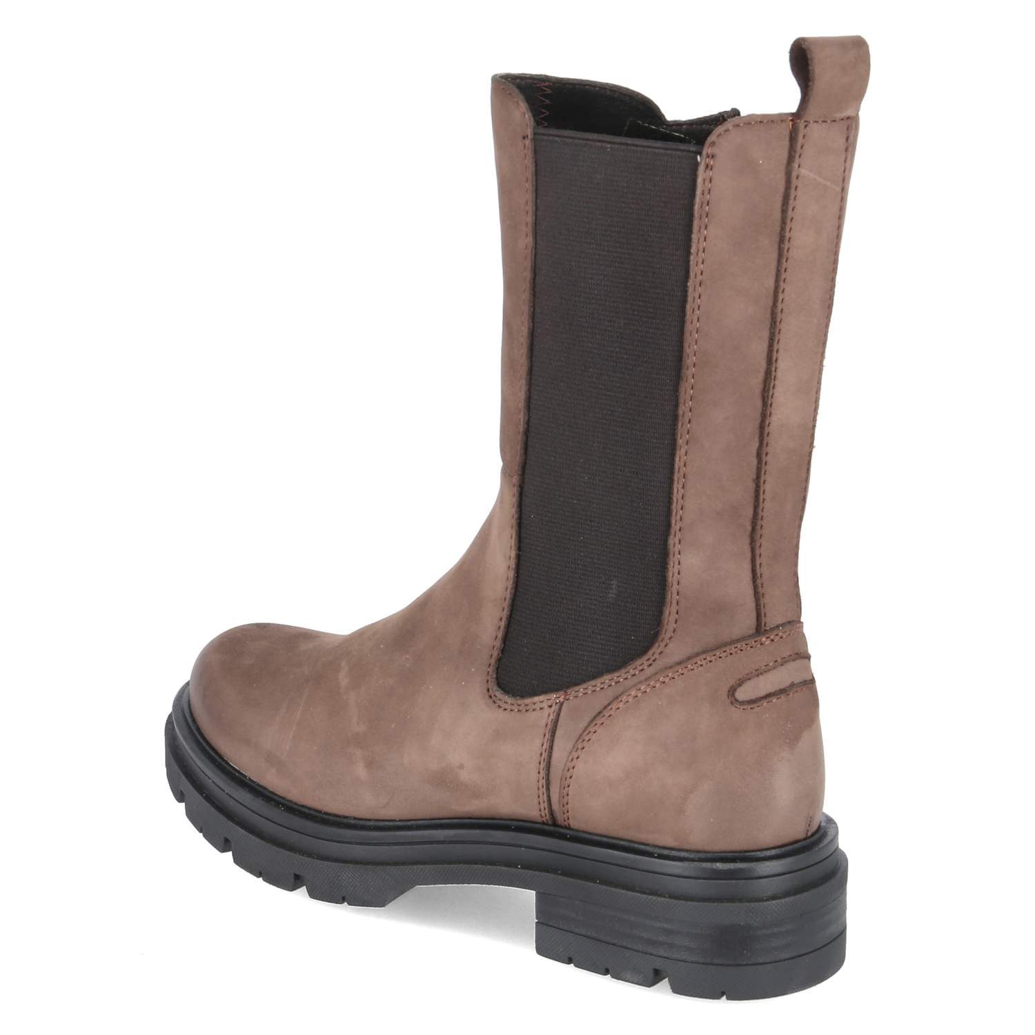 Fräulein Frida Fräulein Frida Jae-19 moka Damen Rauleder brown Schlupfstiefel