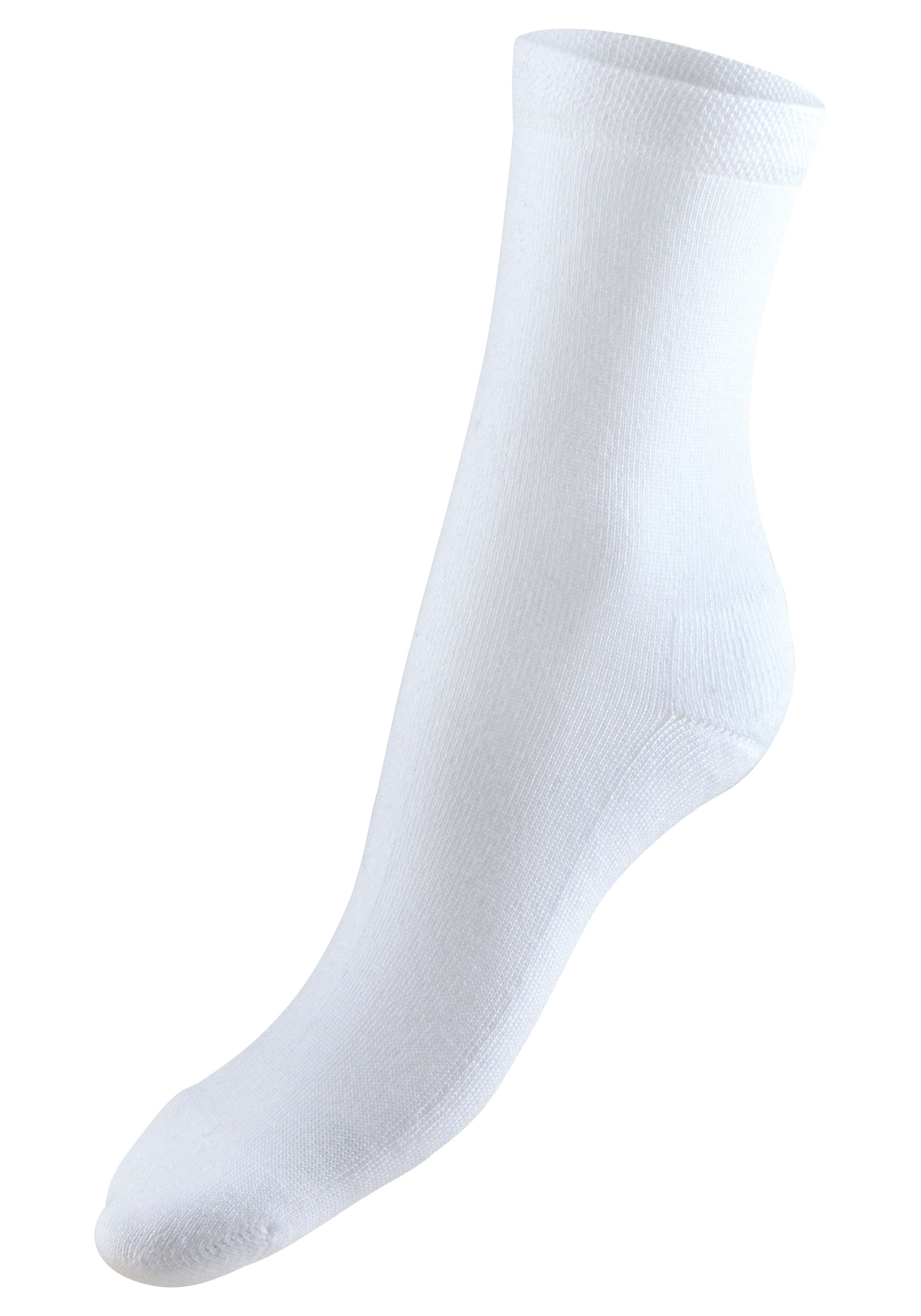H.I.S Socken Damen Herrensocken Frottee meliert oder uni (Packung, 6-Paar, Gr. 35-38-bis 43-46) mit bequemem Frottee – Bild 5 von 5
