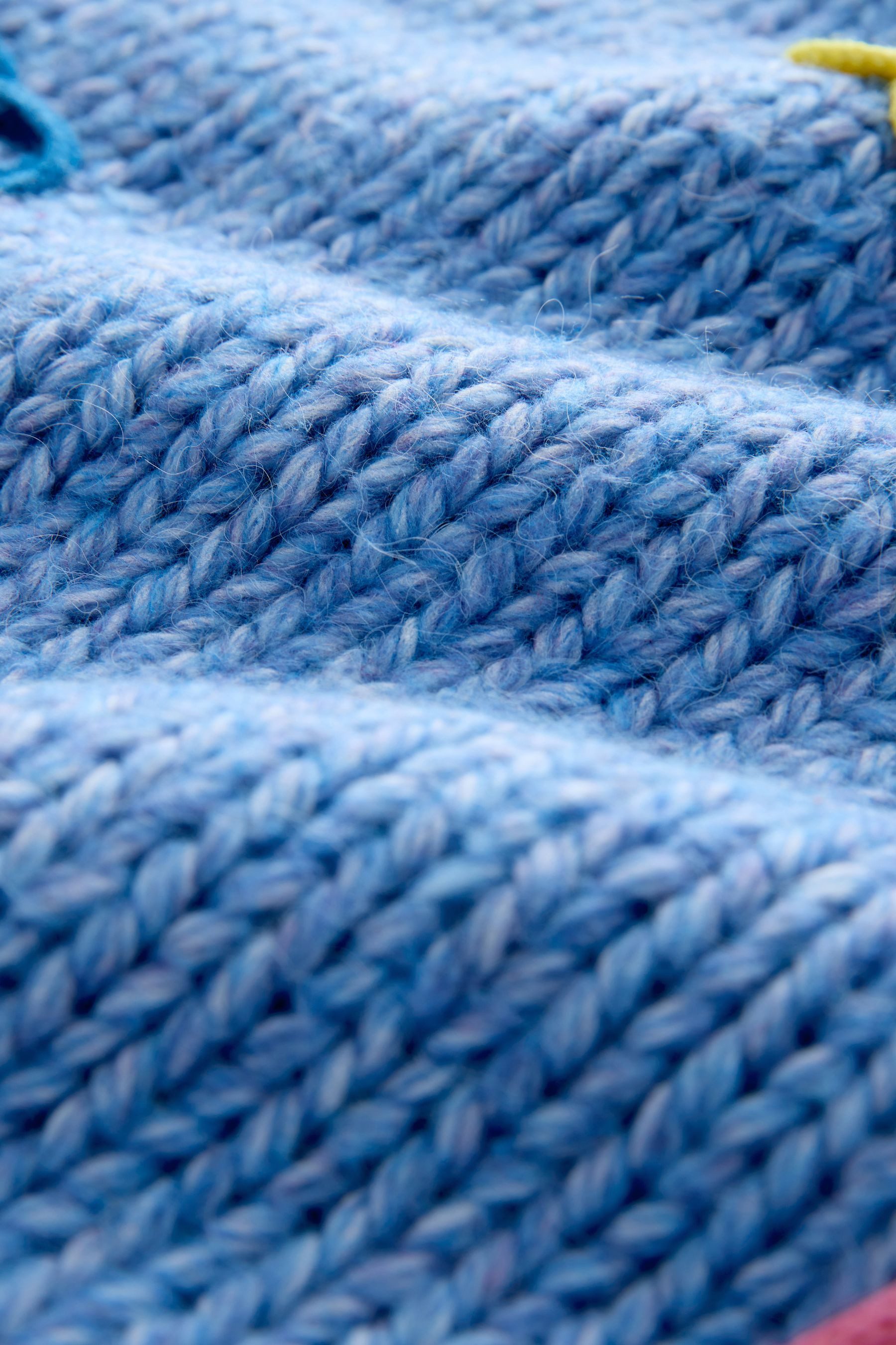 Next Rundhalspullover Rundhalspullover aus Grobstrick mit Wollanteil (1-tlg)