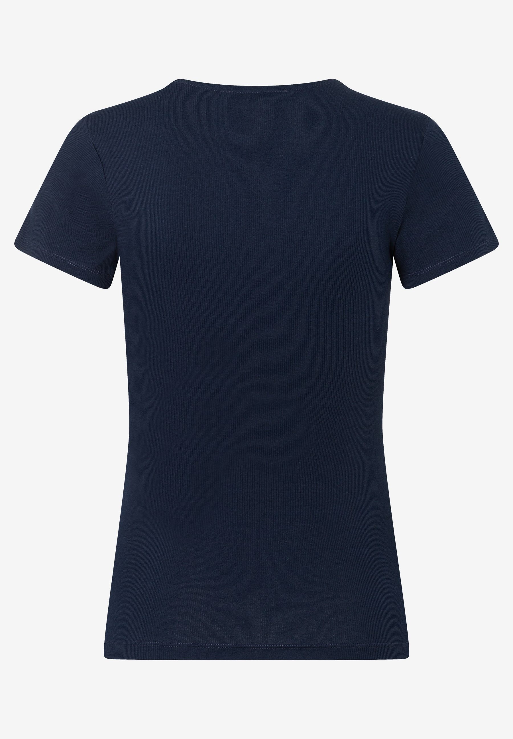 MORE&MORE T-Shirt T-Shirt mit dekorativem Ausschnitt