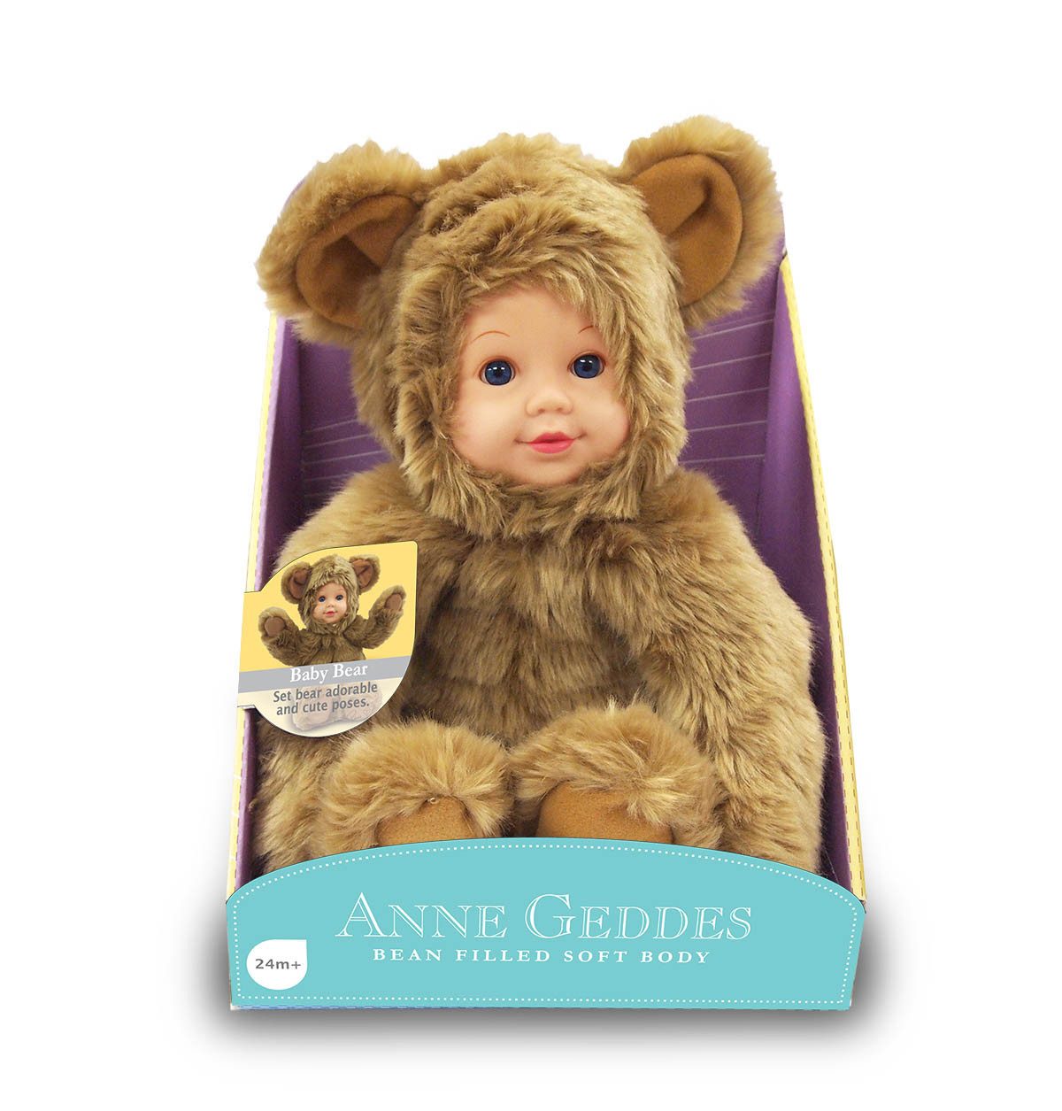 ANNE GEDDES Babypuppe Peek-A-Boo Bear -groß- (1-tlg)