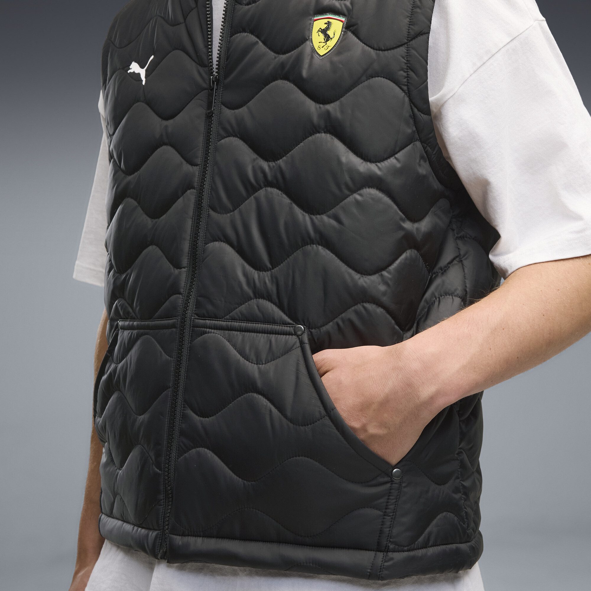 PUMA Trainingsjacke Scuderia Ferrari Premium Weste Herren