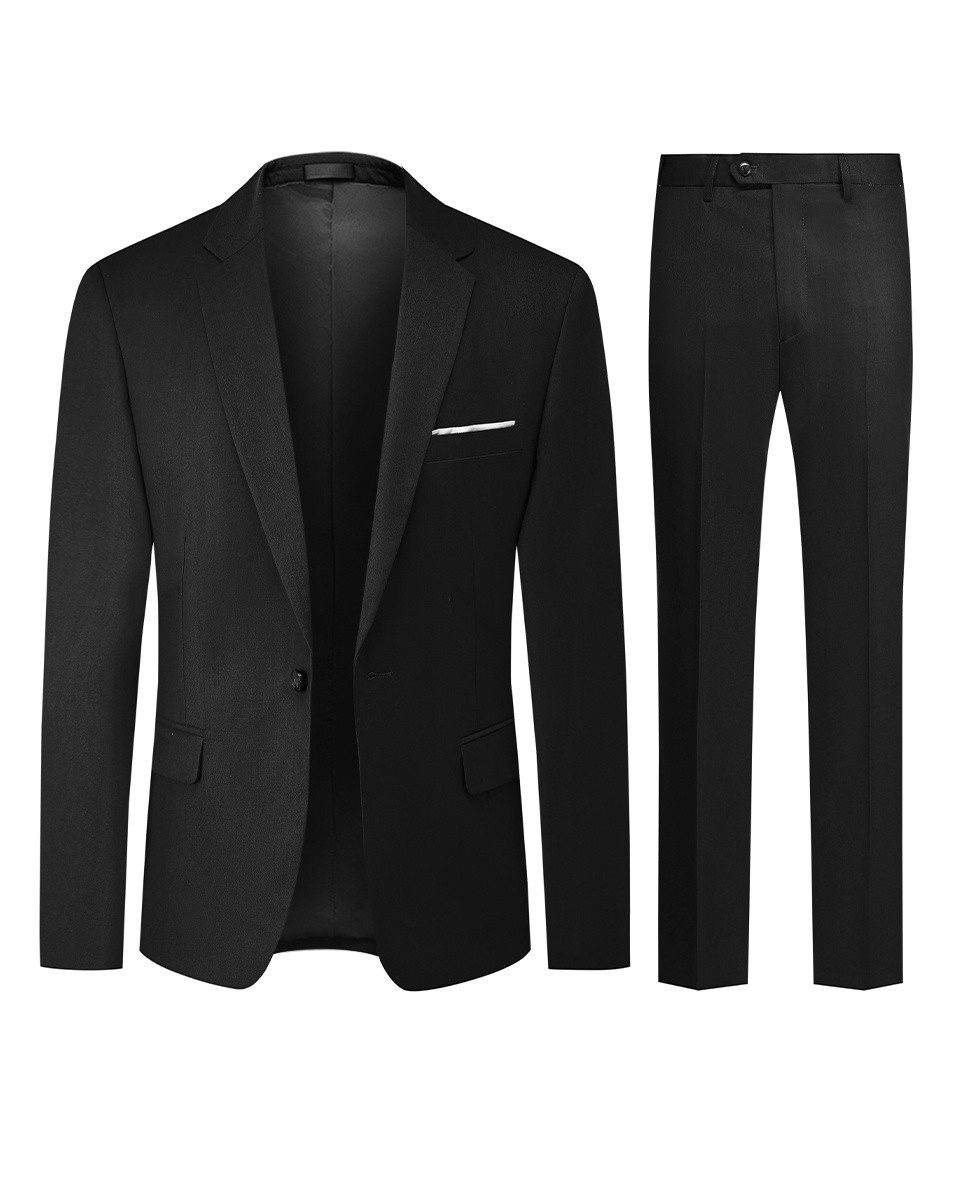 Allthemen Anzug (2 tlg) Herren Anzüge Slim Fit Hochzeitanzug mit einem Knop günstig online kaufen