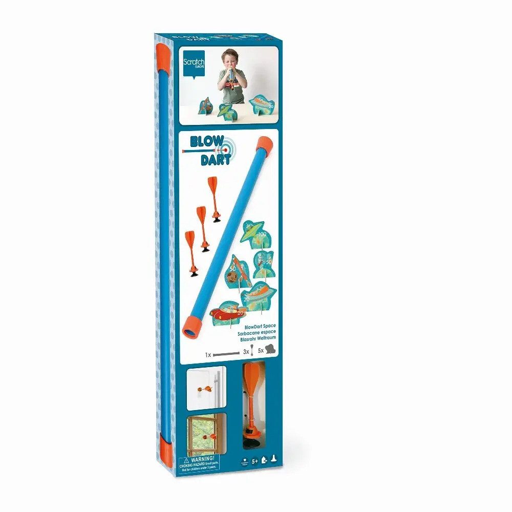 Spiel SCRATCH - Blasrohr Dart Set Weltraum