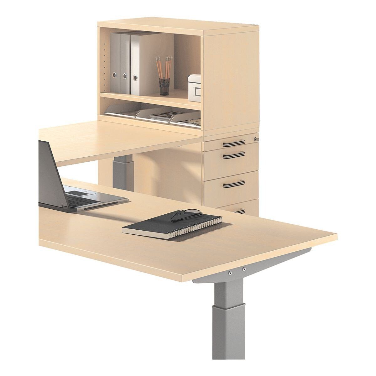 Otto Office Premium Container OTTO Office Line I inkl. 3 Briefablagen in Führungsschienen