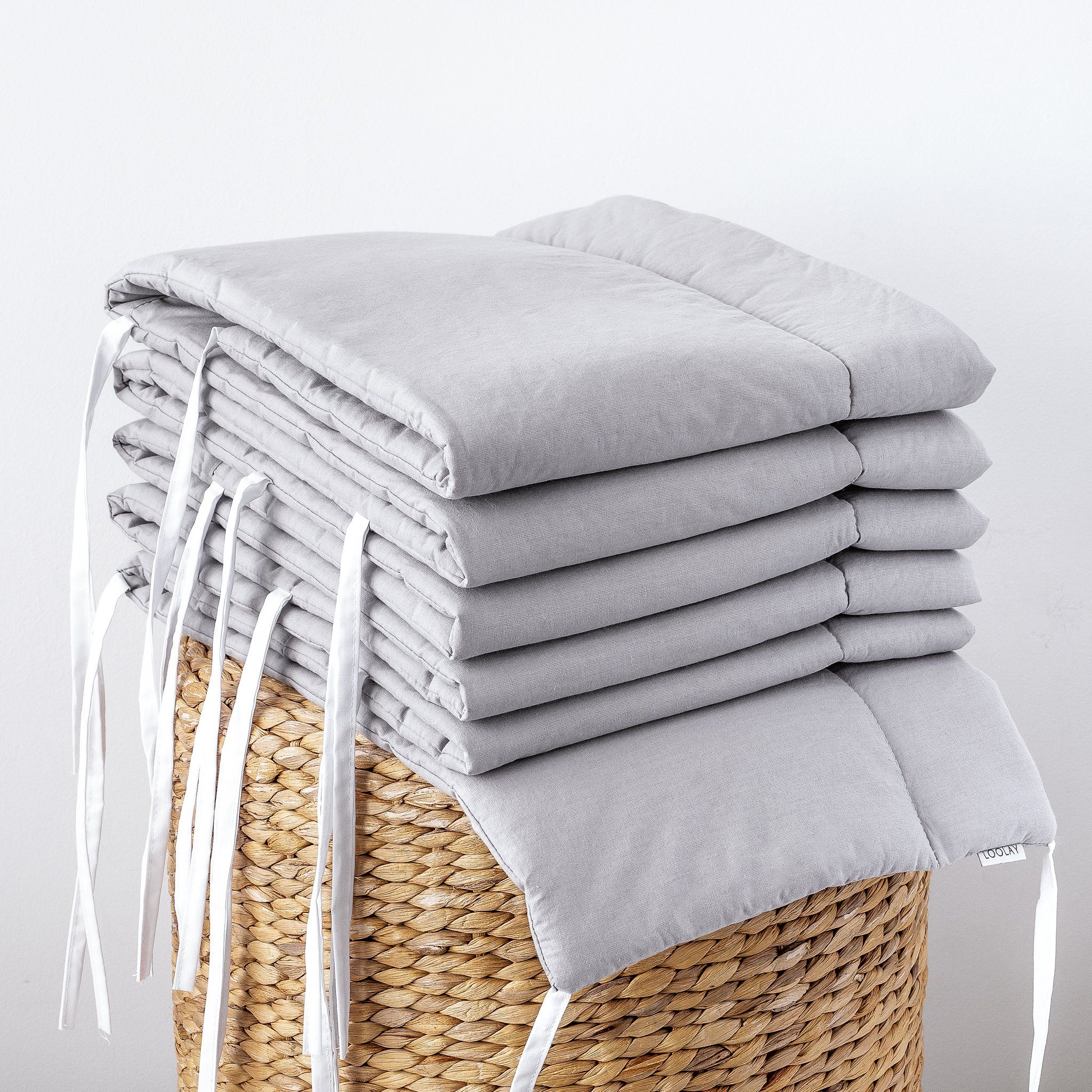 Loolay Bettnestchen BEIGE, GRAU, WEIß, ROSA Babybett BETTUMRANDUNG 420, 360 günstig online kaufen