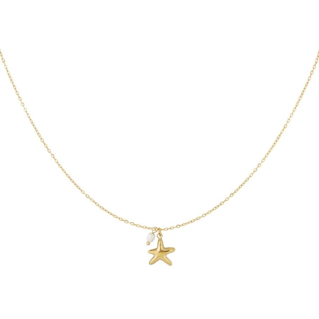 suebidou Edelstahlkette Damen Halskette gold 'Starfish'