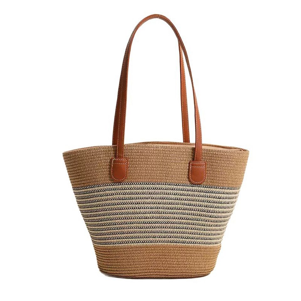 Strandtasche Damen Gewebte Tasche, Stroh Handtasche, Sommer Strandtasche