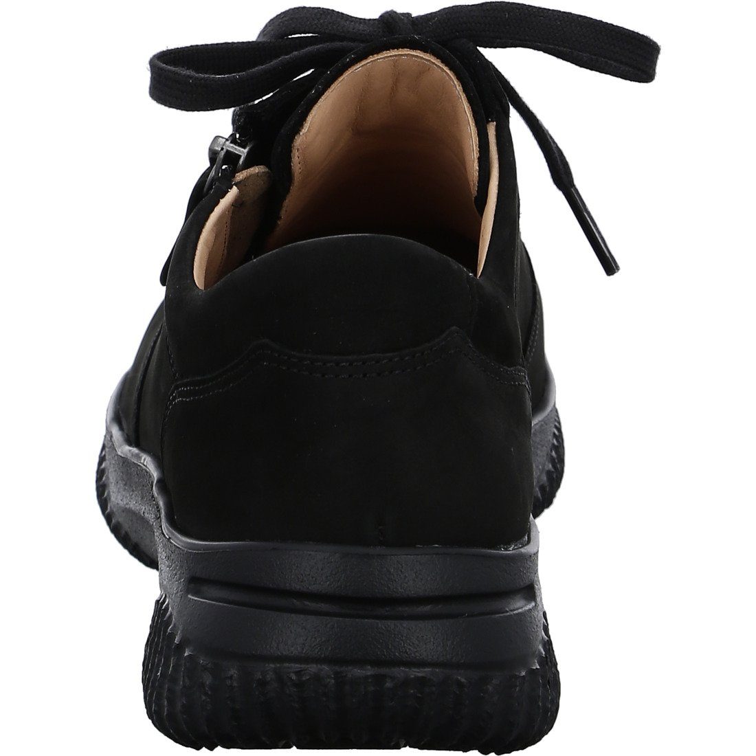 schwarz Hartjes Schuhe, Nubuk 047504 Schnürschuh Ethno - Schnürschuh Damen Hartjes
