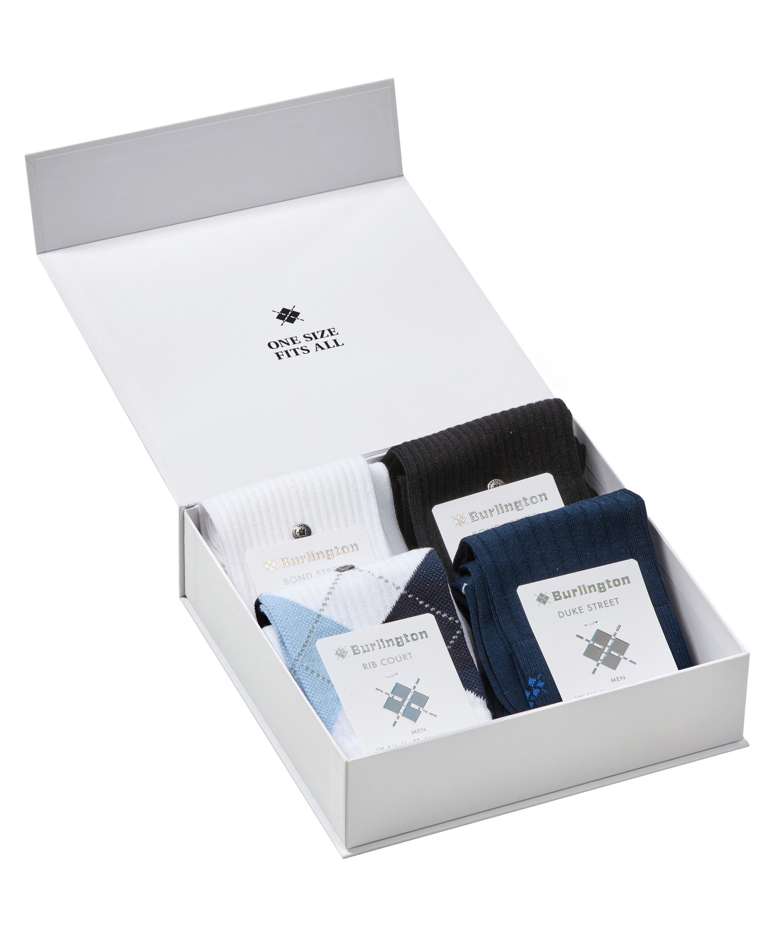 Burlington Socken Burlington Rib Box Herren (4-Paar) – Bild 4 von 5