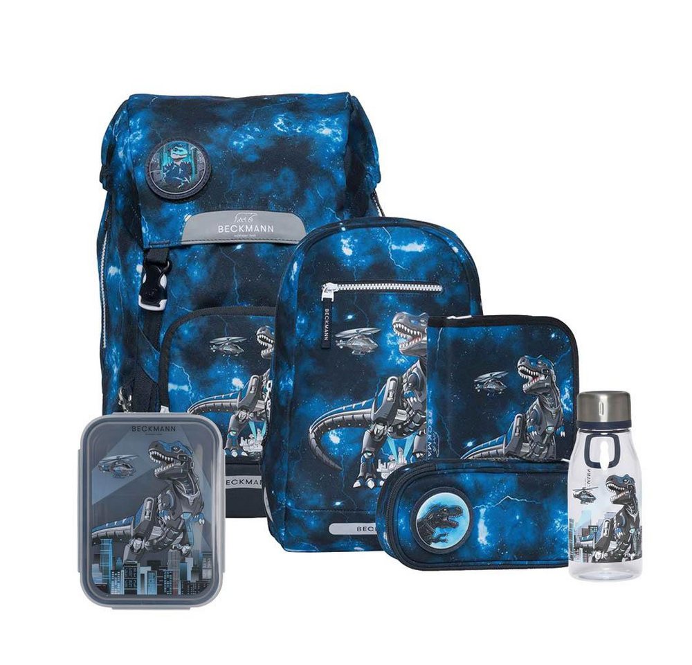 Beckmann Schulranzen Classic (8tlg., inkl. Trinkflasche und Lunchbox)
